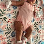 Harmoniee joined the competition — help win amazing prizes! baby, baby_girl, blanket, child, comfort, cozy, cute, expression, floral_pattern, indoors, infant, lying_down, mittens, pink_clothing, portrait, skin, sleepwear, socks, soft_texture, young_child