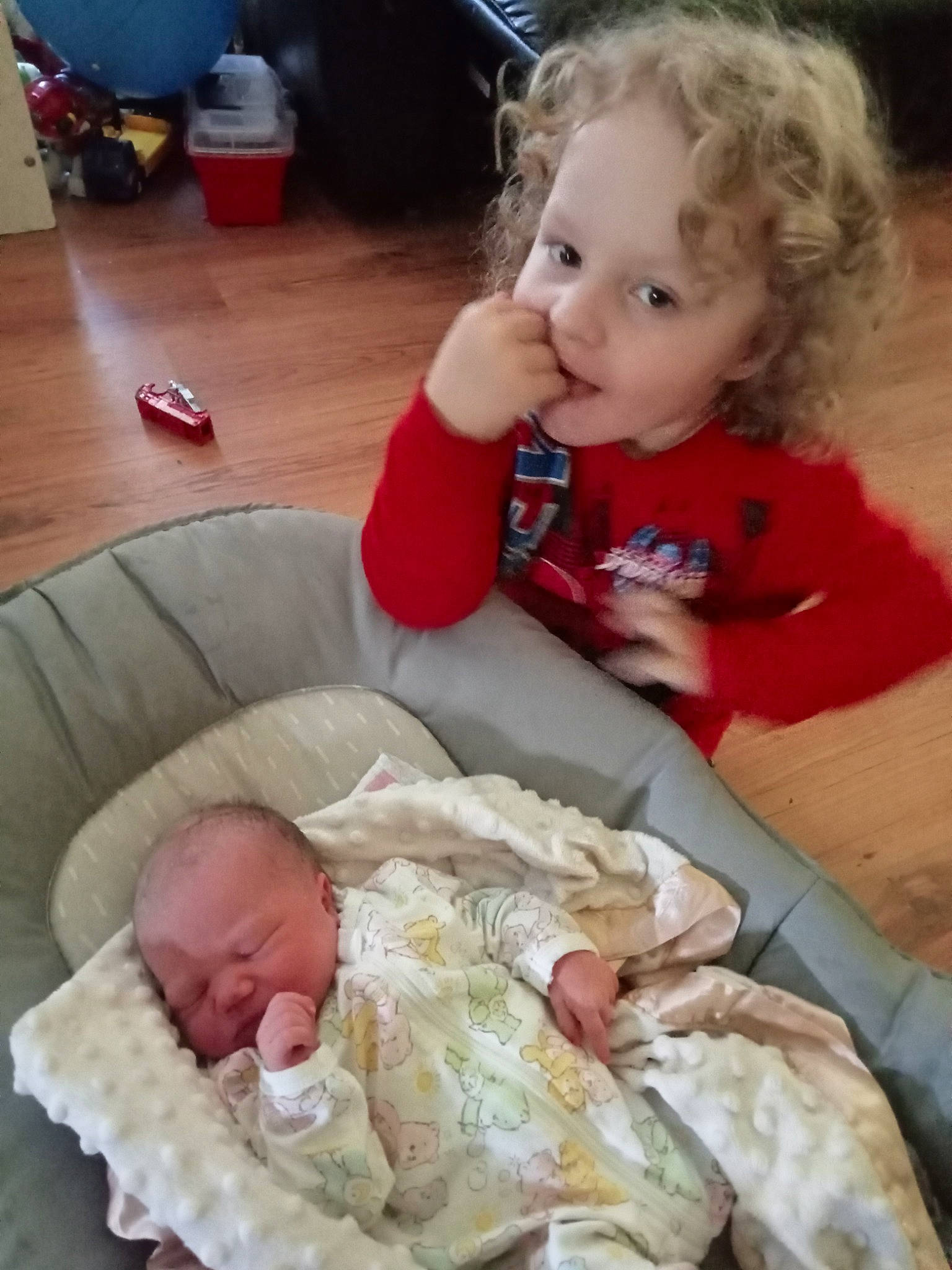 Jaxon joined the competition — help win amazing prizes! baby, baby_products, baby_toddler_clothing, cheek, child, comfort, eye, face, hair, happy, head, human_body, lap, linens, organ, person, product, room, sitting, skin