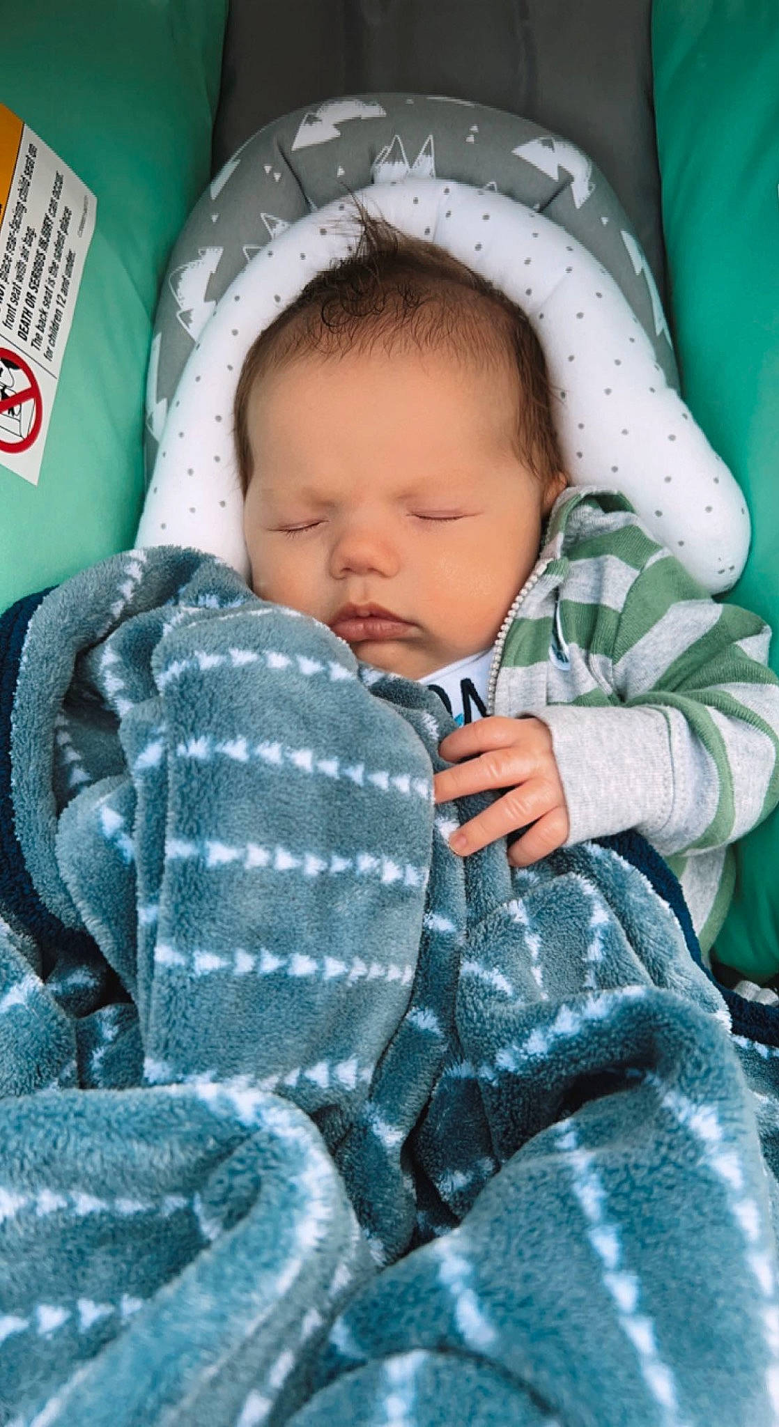 Kaiden is registered to the contest to win money with this photo: baby, baby_products, baby_sleeping, baby_toddler_clothing, bedtime, cheek, child, comfort, face, linens, nap, pattern, person, room, sitting, skin, sleep, sleeve, textile, toddler