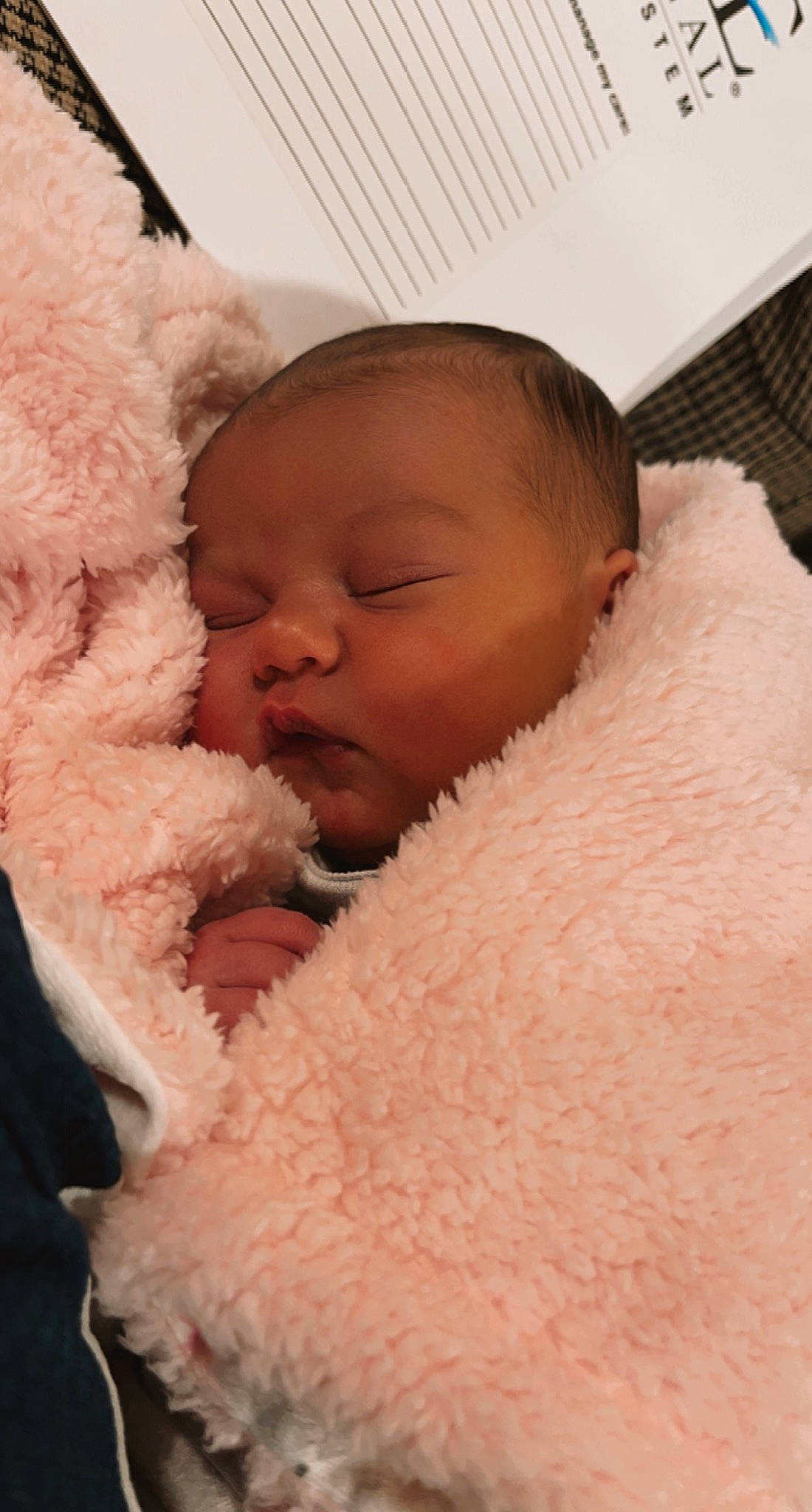 Braeleigh is registered to the contest to win money with this photo: baby, baby_sleeping, baby_toddler_clothing, cheek, chin, comfort, ear, eye, face, facial_expression, finger, gesture, happy, head, lip, mouth, nose, person, skin, textile