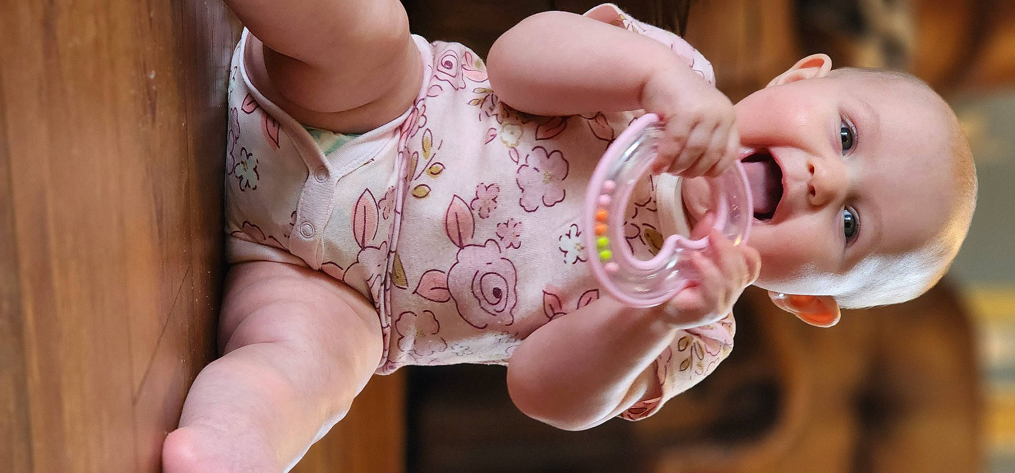 Arabella joined the competition — help win amazing prizes! arm, baby, baby_toddler_clothing, cheek, drinkware, ear, eyelash, finger, gesture, hand, happy, lip, mouth, nail, neck, nose, person, pink, skin, sleeve