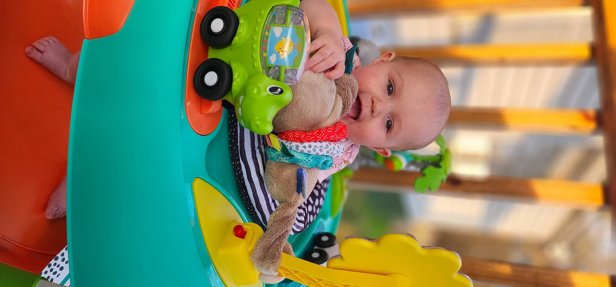 Arabella joined the competition — help win amazing prizes! baby, baby_playing_with_toys, baby_products, baby_safety, baby_toddler_clothing, baby_toys, child, fun, happy, iris, leisure, person, play, product, room, smile, toddler, yellow