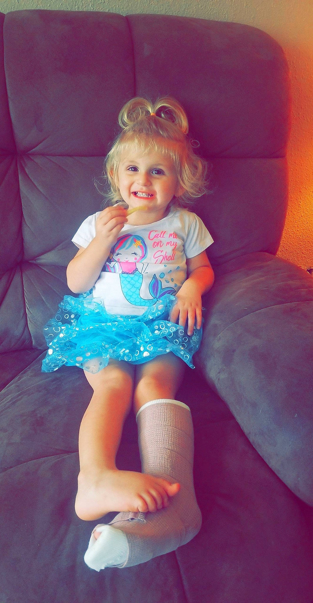 Mariella joined the competition — help win amazing prizes! baby, blond, cheek, child, eye, fun, human_leg, iris, joy, leg, person, pink, play, sitting, skin, smile, toddler, toy