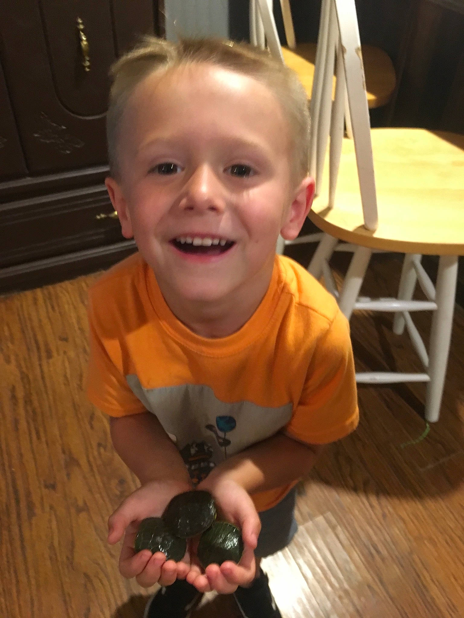 Lakota is registered to the contest to win money with this photo: child, facial_expression, head, jaw, joy, laugh, organ, person, play, smile, toddler, tooth