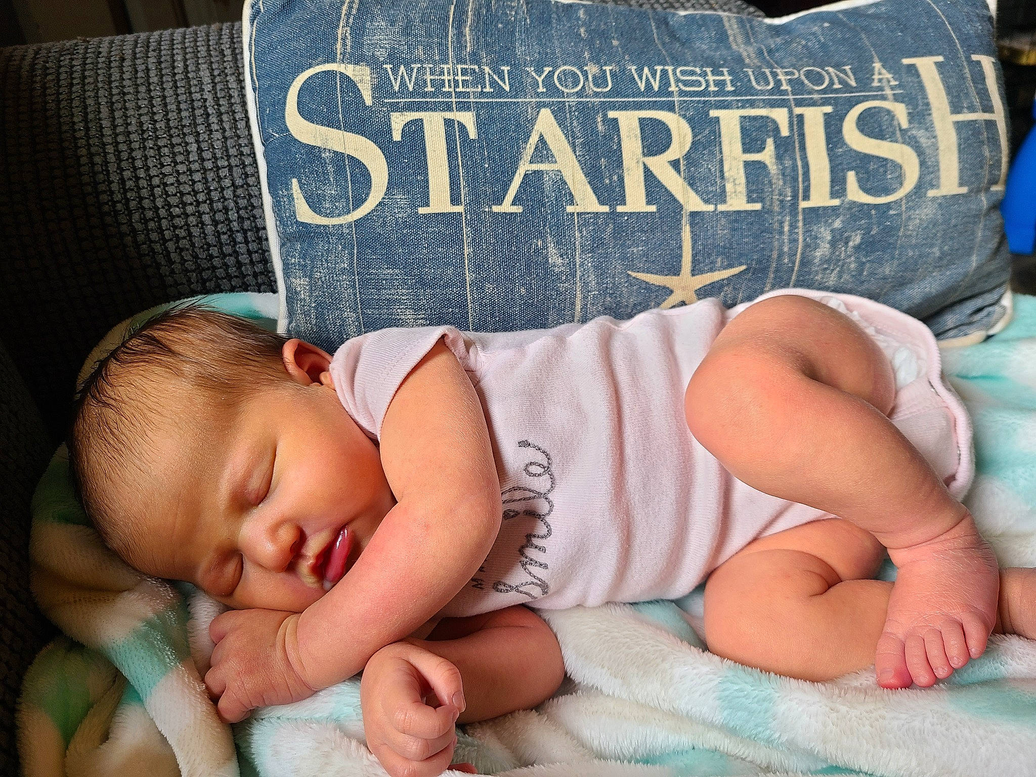 Addison is registered to the contest to win money with this photo: baby, baby_products, baby_sleeping, bedtime, birth, child, diaper, hand, nap, person, sleep, toddler