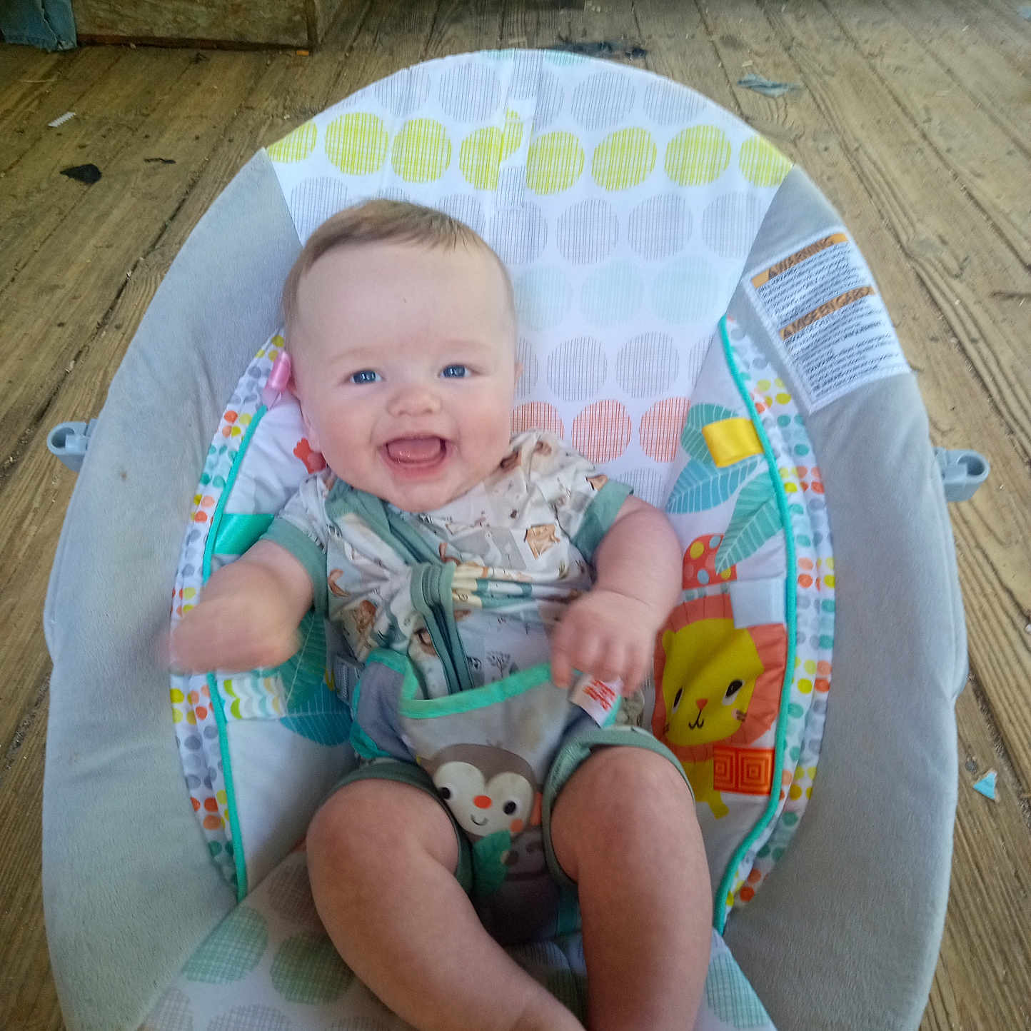 Bryson joined the competition — help win amazing prizes! baby, bed, chair, clothing, couch, crib, cushion, face, furniture, hardwood, head, homedecor, infantbed, newborn, pants, person, photography, portrait, sitting, wood