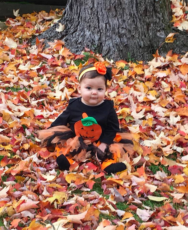 Vianna joined the competition — help win amazing prizes! autumn, child, deciduous, leaf, person, toddler, tree