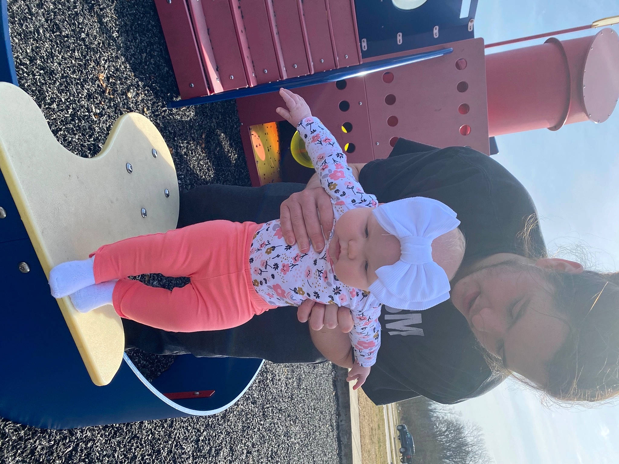 Maci is registered to the contest to win money with this photo: art, carmine, child, folk_instrument, fun, happy, hat, headwear, leg, leisure, musical_instrument, person, photograph, pink, plant, recreation, smile, snapshot, toddler, tree