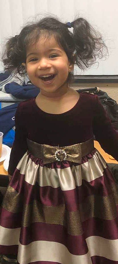 Kelly joined the competition — help win amazing prizes! black_hair, brown_hair, child, child_model, clothing, cool, costume, dress, ear, fashion_design, hair, joy, lady, outerwear, person, purple, shoulder, smile, textile, toddler