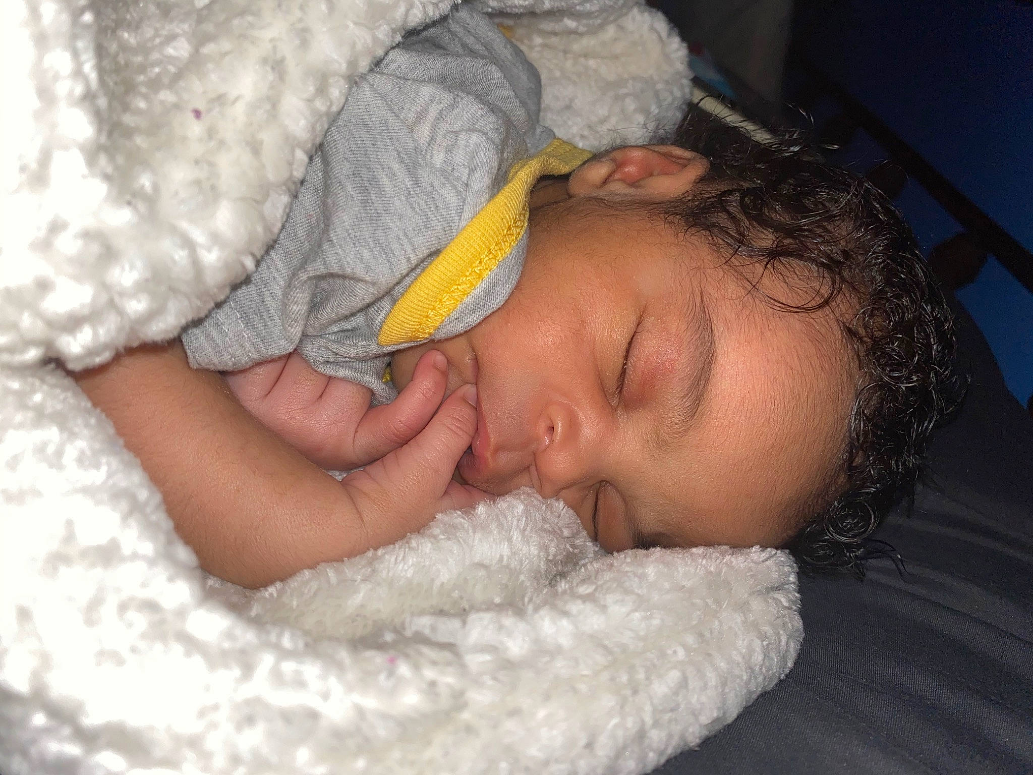 Jahseh joined the competition — help win amazing prizes! baby, child, ear, eye, headgear, nap, nose, person, skin, sleep, toddler