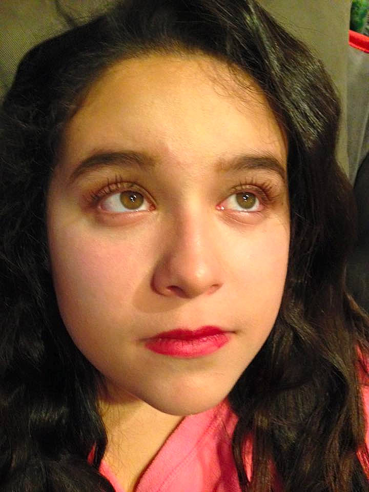 Belle joined the competition — help win amazing prizes! beauty, black_hair, brown_hair, cheek, chin, eye, eyebrow, eyelash, face, forehead, girl, hair_coloring, head, jaw, lip, lipstick, long_hair, nose, person, selfie