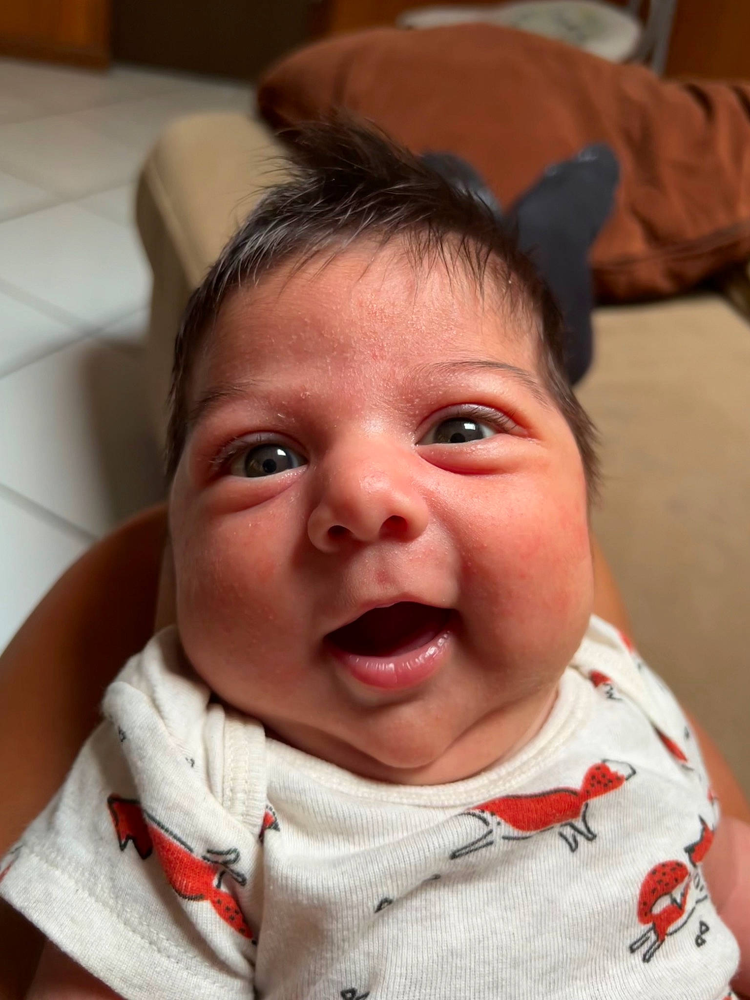 Cohen joined the competition — help win amazing prizes! baby, baby_toddler_clothing, cheek, chin, comfort, ear, eye, eyebrow, eyelash, gesture, happy, iris, jaw, lip, mouth, neck, nose, person, skin, smile