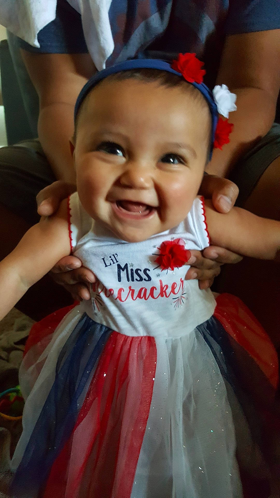 Harlynn joined the competition — help win amazing prizes! child, facial_expression, fun, girl, happiness, infant, joy, person, product, red, skin, smile, toddler
