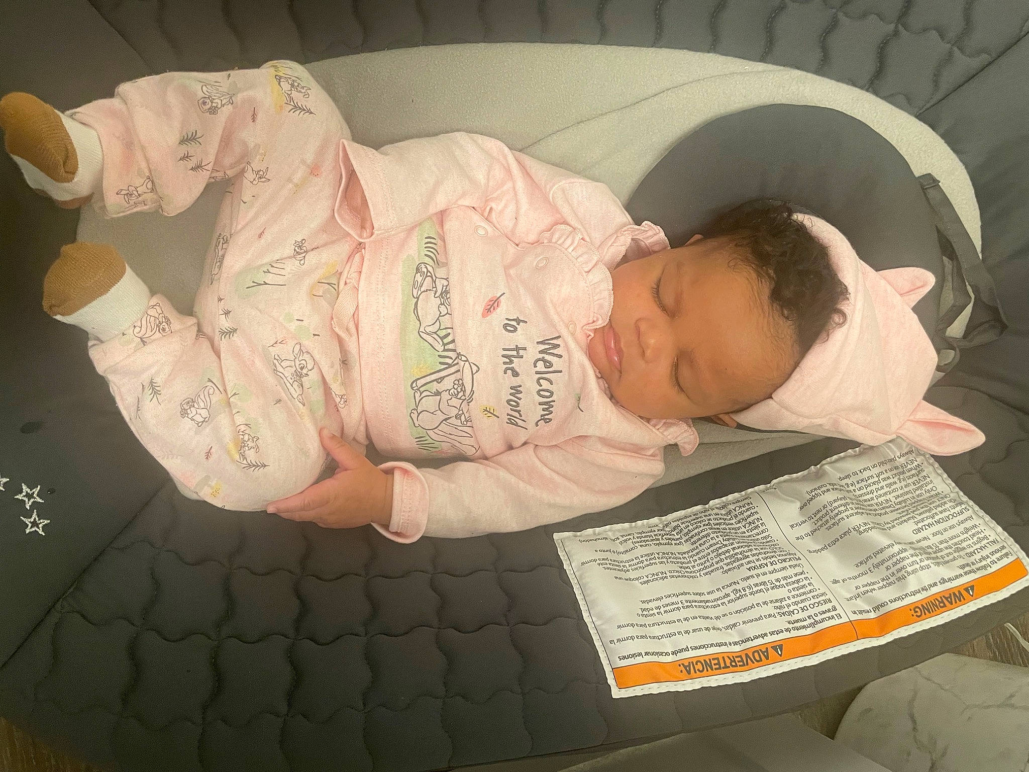 Alayiah joined the competition — help win amazing prizes! baby, baby_products, baby_sleeping, baby_toddler_clothing, bed, bedding, bedtime, child, comfort, font, hand, linens, nap, pattern, person, product, room, sitting, sleep, textile