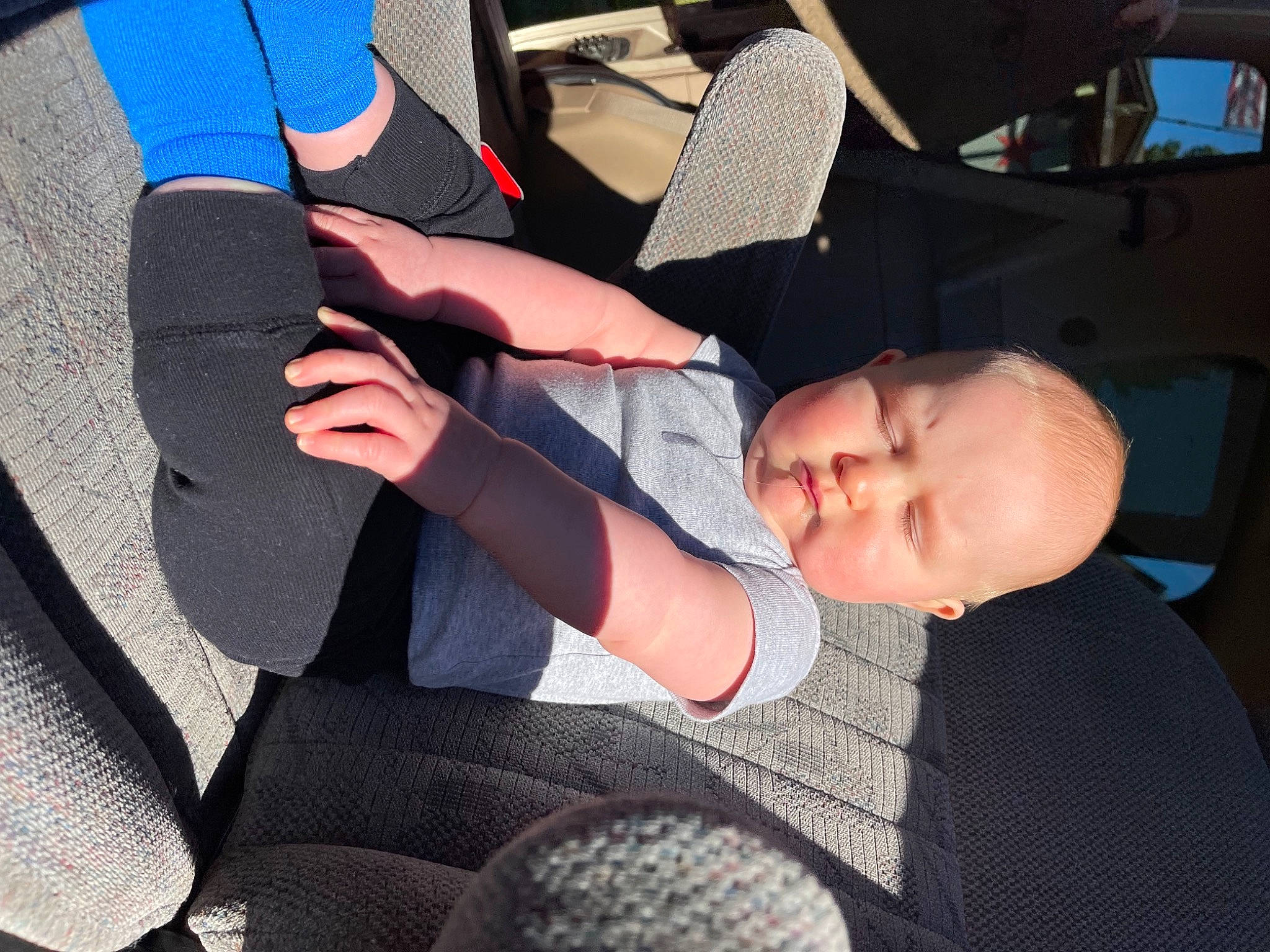 Gunnar joined the competition — help win amazing prizes! auto_part, baby_products, car_seat, child, comfort, elbow, finger, fun, gesture, human_leg, interaction, knee, lap, leg, leisure, nail, person, sitting, thigh, toddler