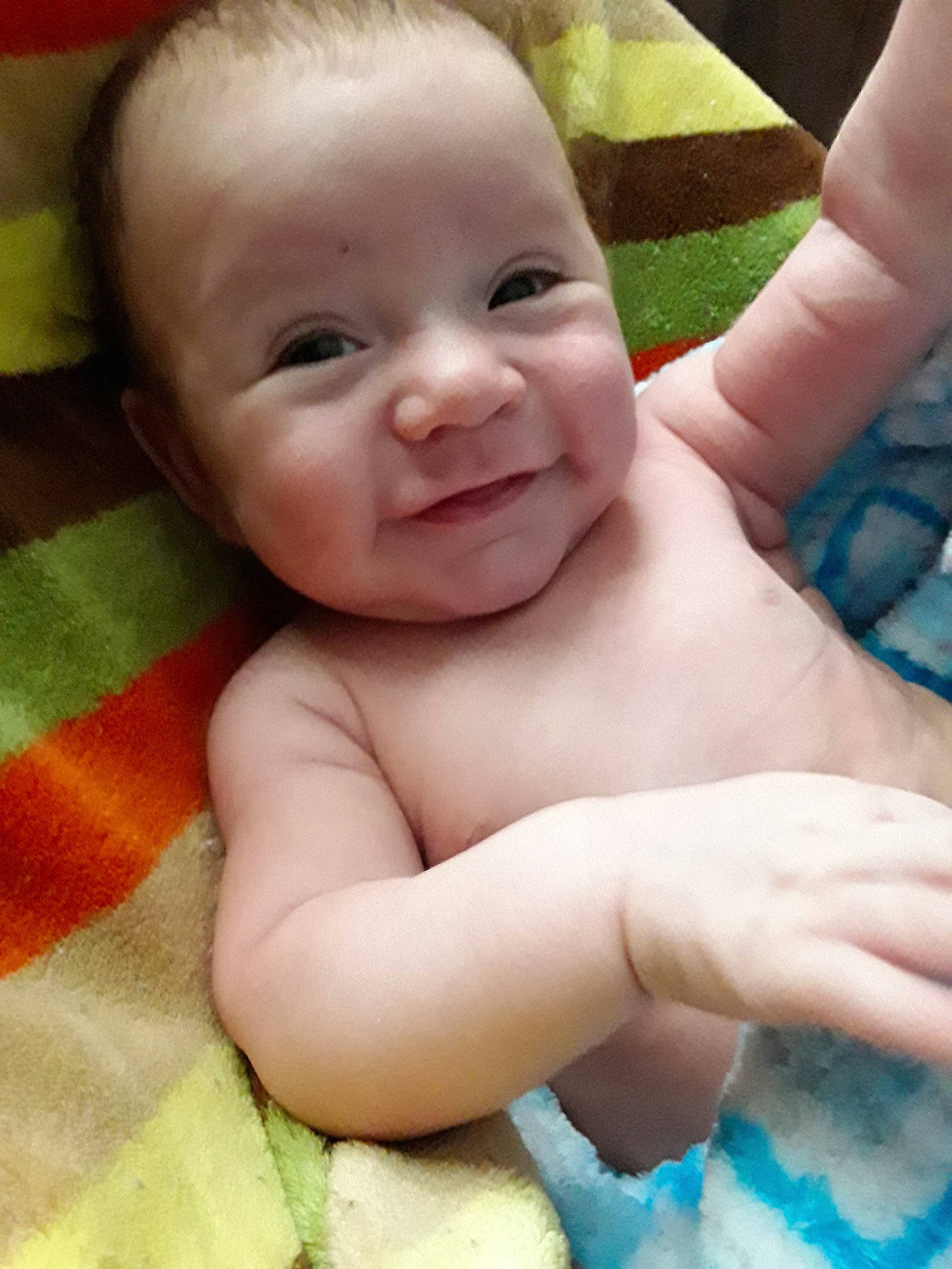 Ace is registered to the contest to win money with this photo: baby, baby_making_funny_faces, cheek, child, eye, face, finger, hand, head, lip, mouth, nose, person, skin, smile, thumb, toddler