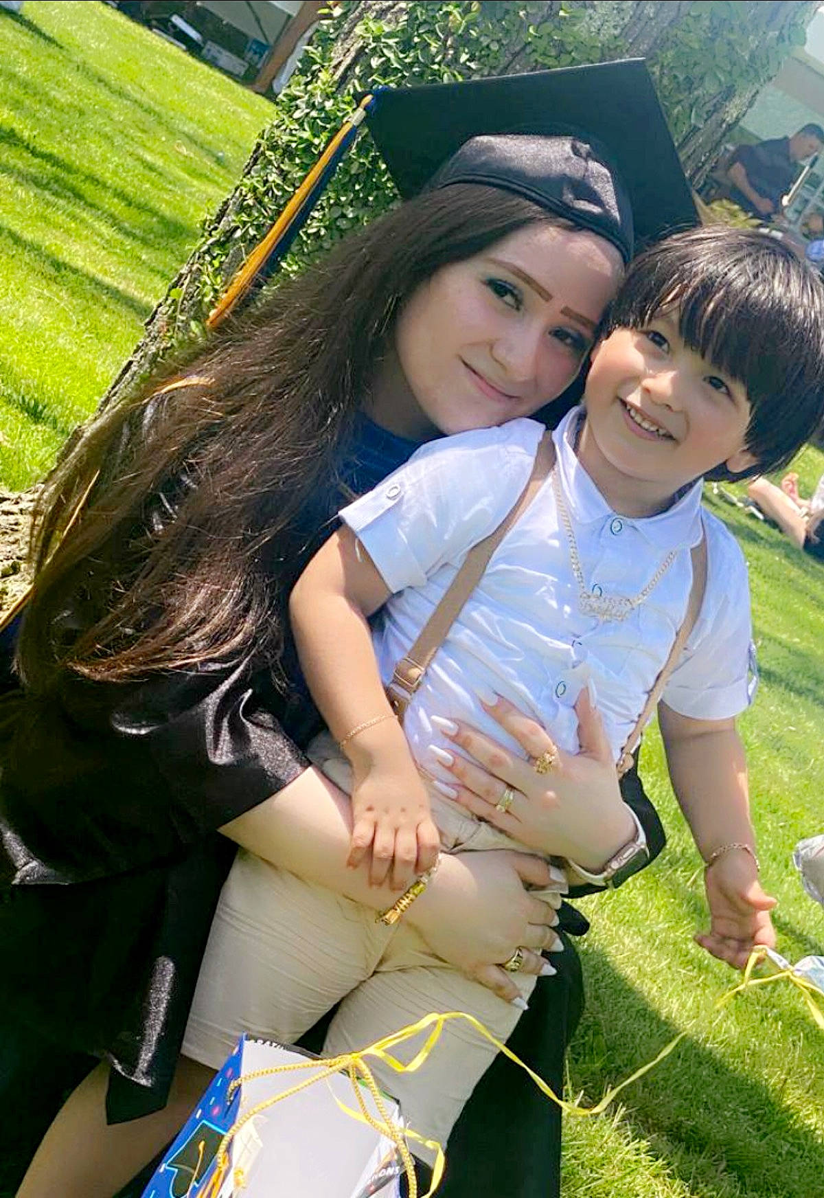 Bradley joined the competition — help win amazing prizes! black_hair, child, cool, event, facial_expression, friendship, fun, gesture, grass, grassland, happy, joy, lawn, leaf, leisure, long_hair, people, people_in_nature, person, recreation