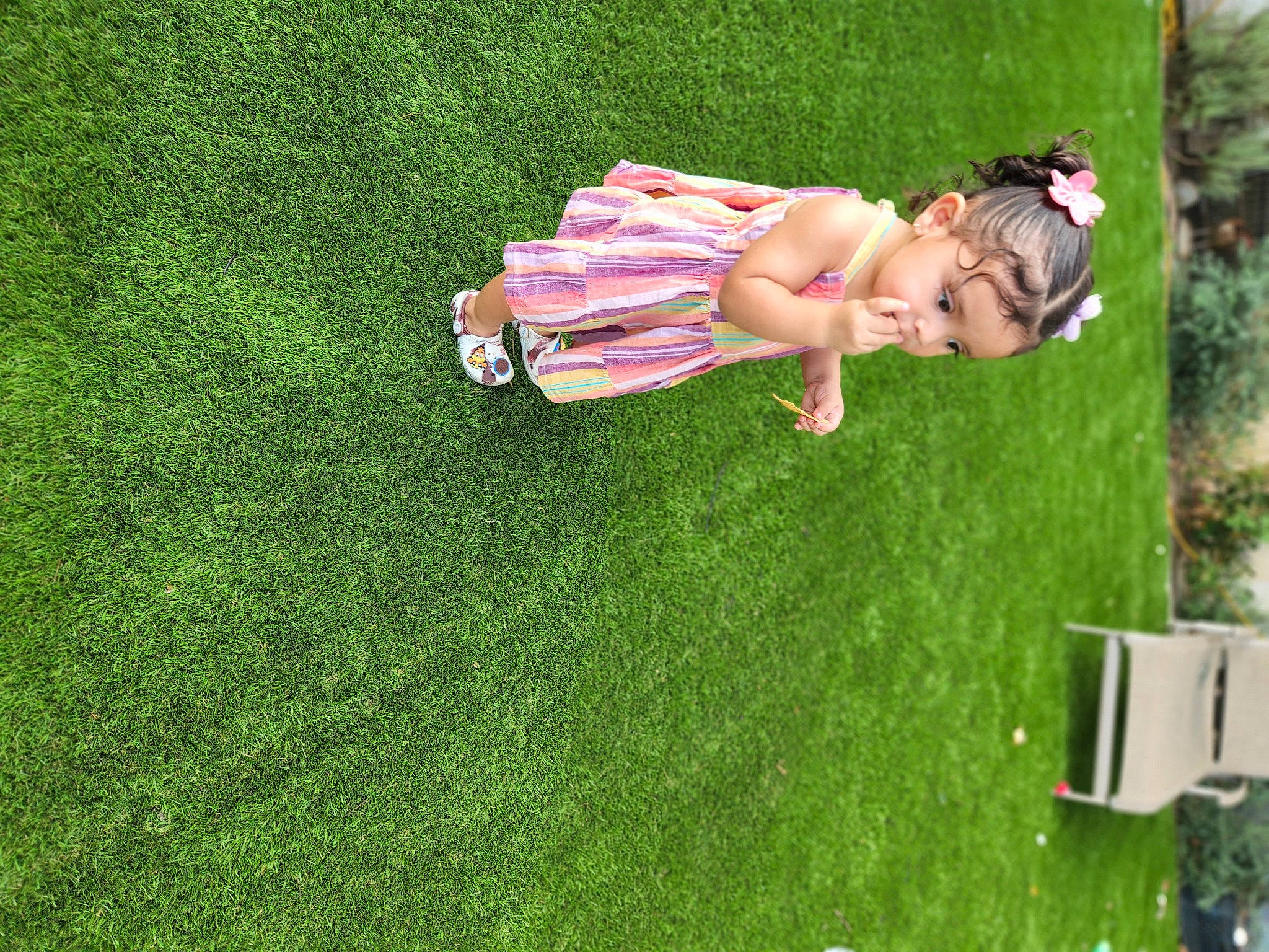 Ximena joined the competition — help win amazing prizes! baby, child, dress, fun, grass, grass_family, grassland, green, happy, human_leg, landscape, lawn, leisure, meadow, people_in_nature, person, plant, recreation, thigh, toddler