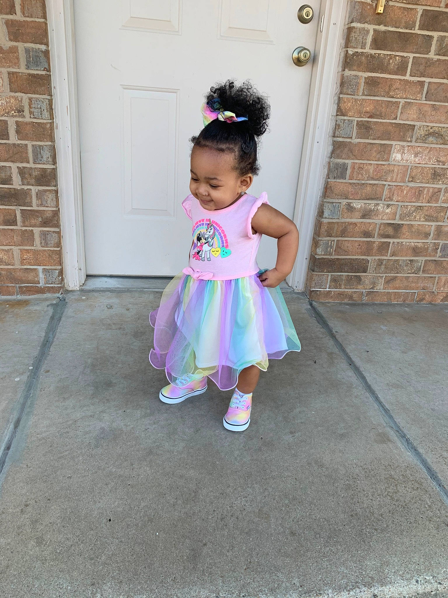 Karma joined the competition — help win amazing prizes! baby_toddler_clothing, child, costume, dress, person, pink, toddler