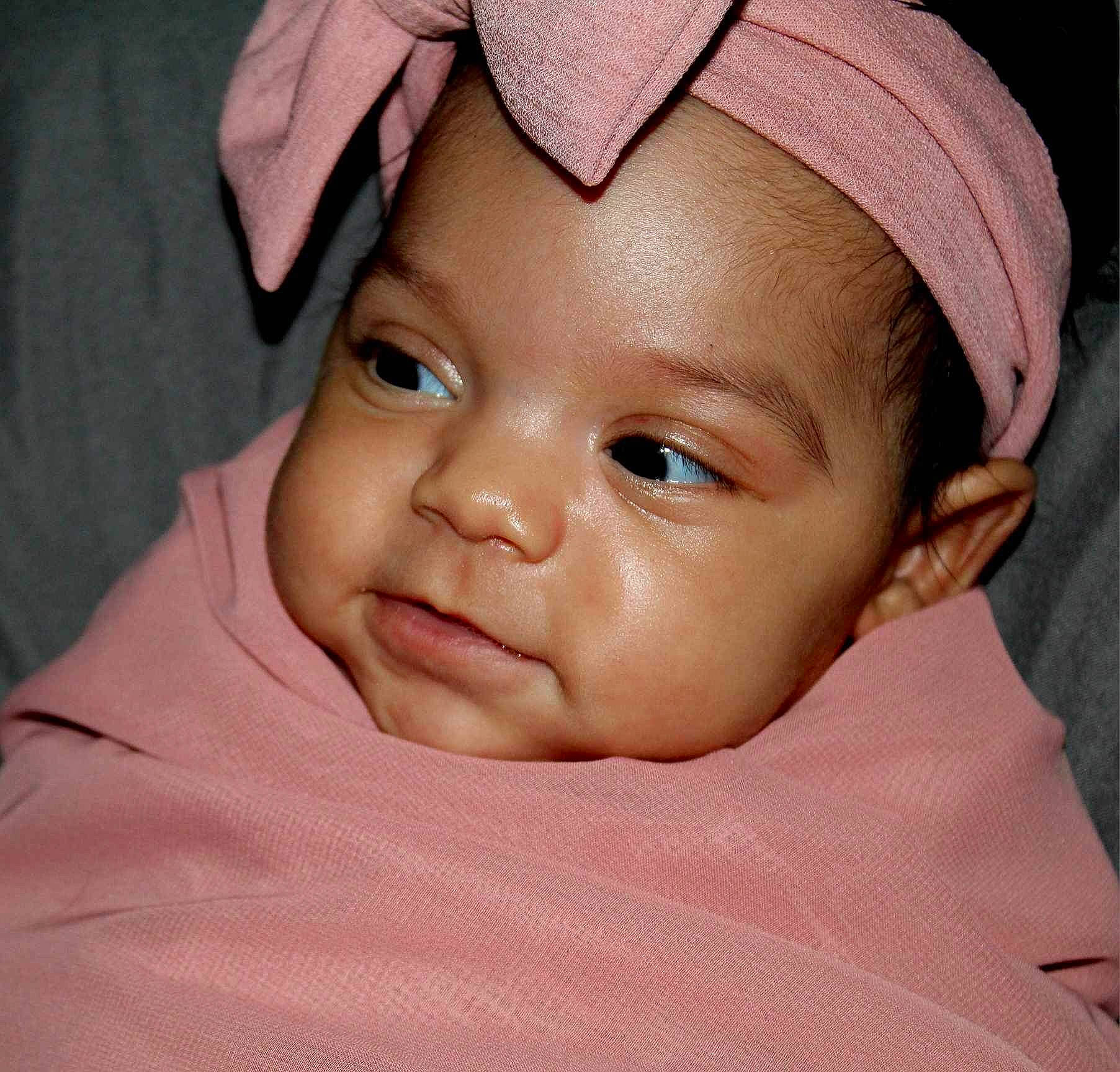 Brynleigh joined the competition — help win amazing prizes! baby, cap, cheek, comfort, eyebrow, eyelash, finger, forehead, gesture, happy, headgear, lip, mouth, nose, person, pink, skin, sleeve, smile, thumb