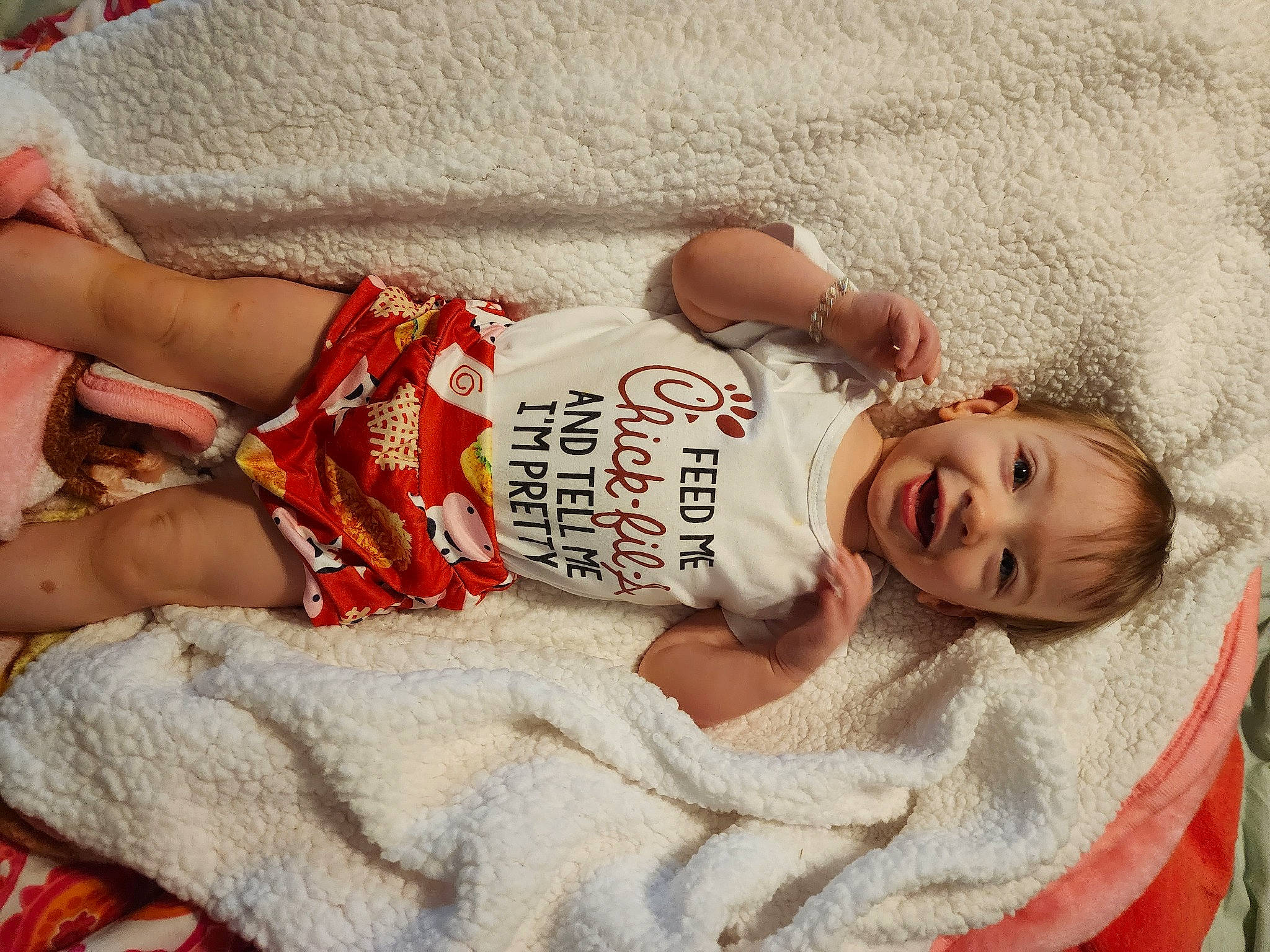 Kenna joined the competition — help win amazing prizes! abdomen, arm, baby, baby_sleeping, baby_toddler_clothing, comfort, finger, hand, happy, human_body, joint, joy, linens, mammal, mouth, person, skin, sleeve, thigh, toddler