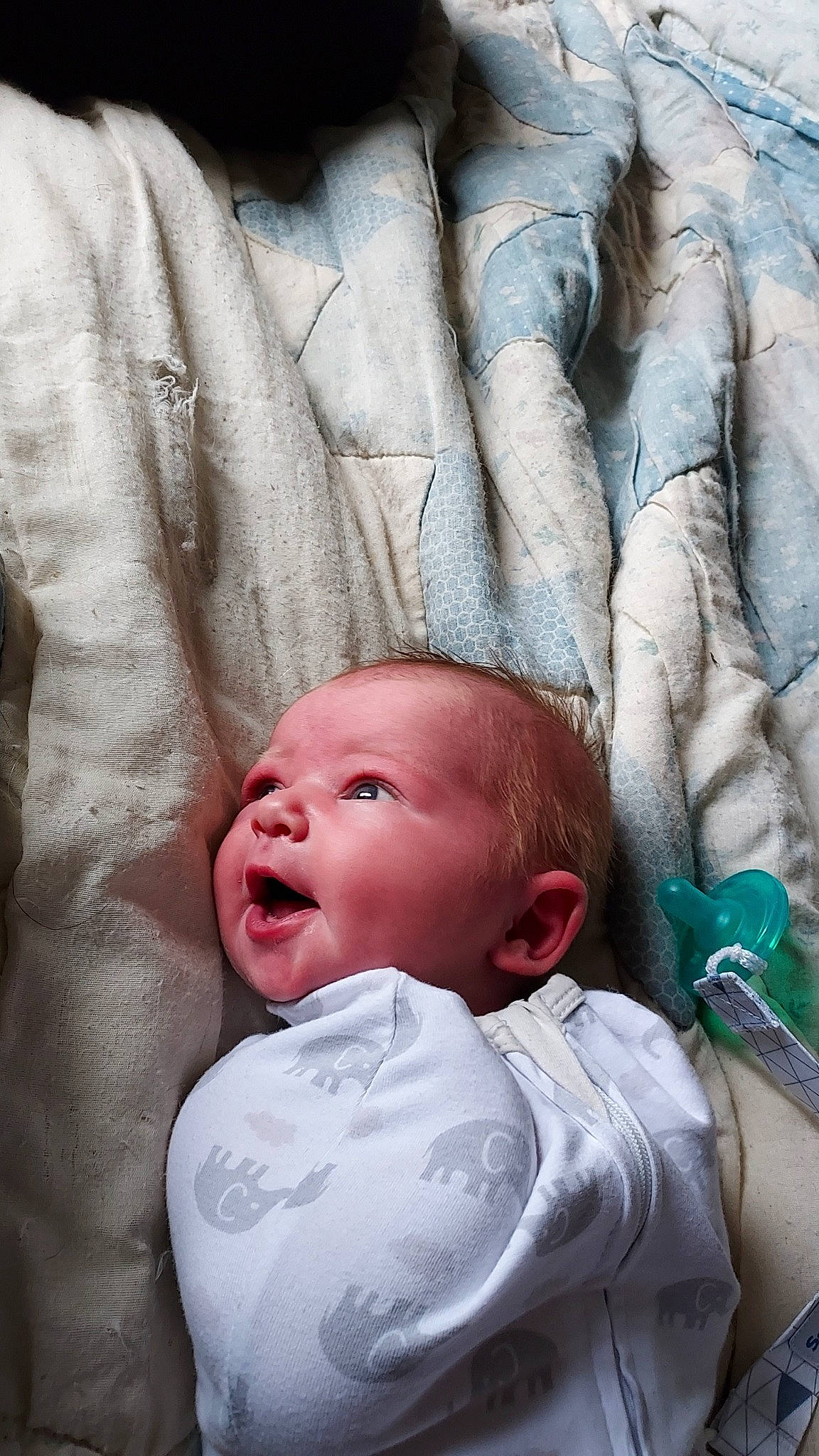 Delilah is registered to the contest to win money with this photo: baby, baby_toddler_clothing, cheek, child, chin, comfort, eye, face, flash_photography, gesture, happy, head, linens, lip, people_in_nature, person, sitting, skin, textile, toddler