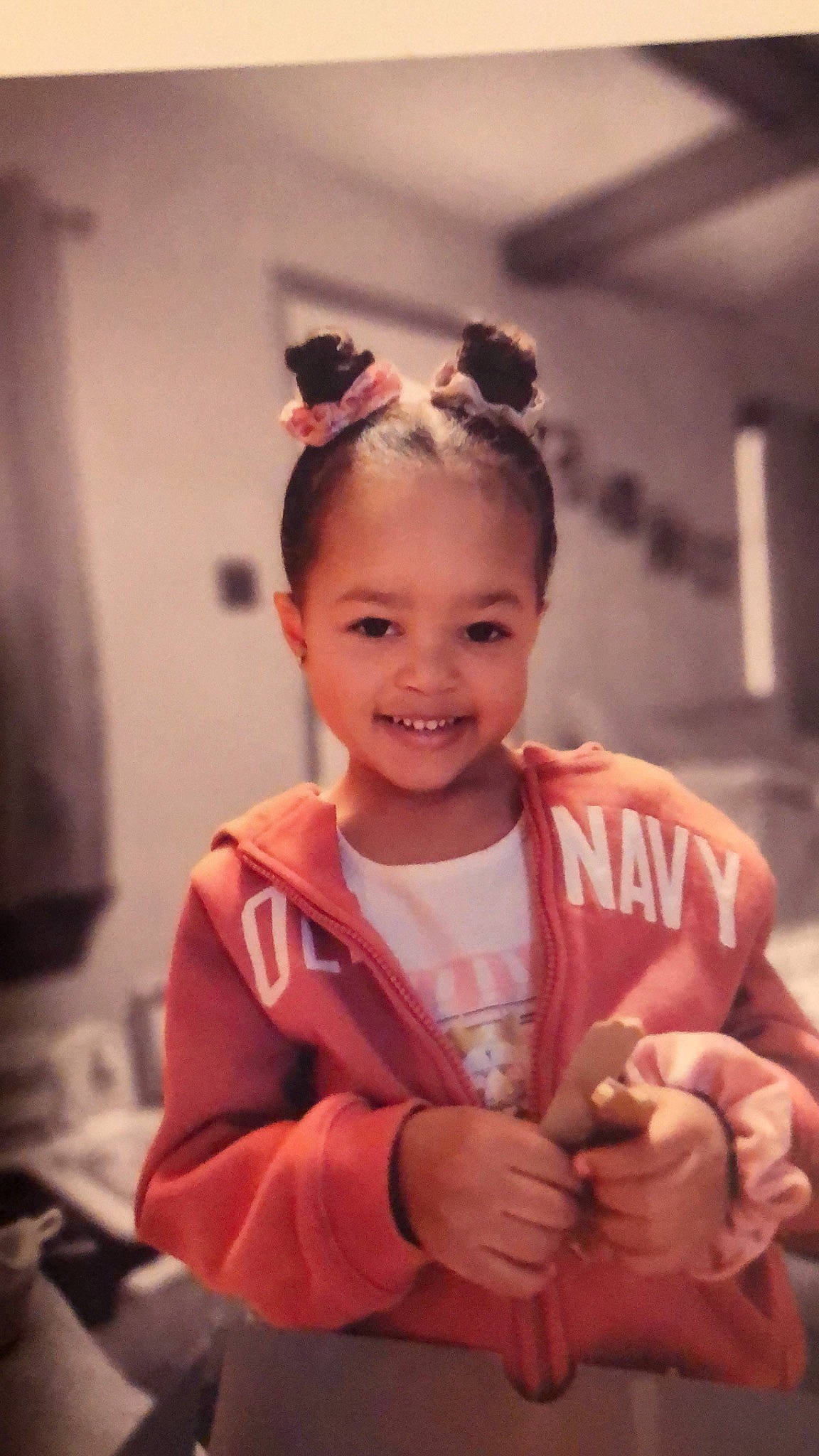 Zariah joined the competition — help win amazing prizes! cheek, child, dress, ear, event, eyelash, face, fun, gesture, hair_tie, hairstyle, hand, happy, jewellery, joy, necklace, person, pink, skin, sleeve