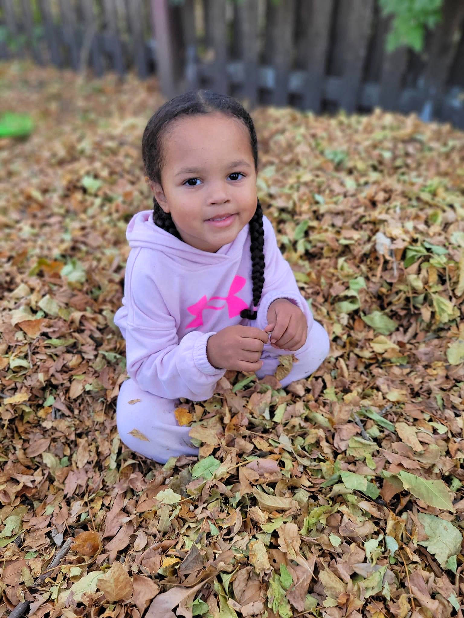 Zariah joined the competition — help win amazing prizes! autumn, baby, baby_toddler_clothing, cheek, child, deciduous, face, forest, fruit, grass, happy, head, joy, leaf, people_in_nature, person, plant, smile, soil, toddler