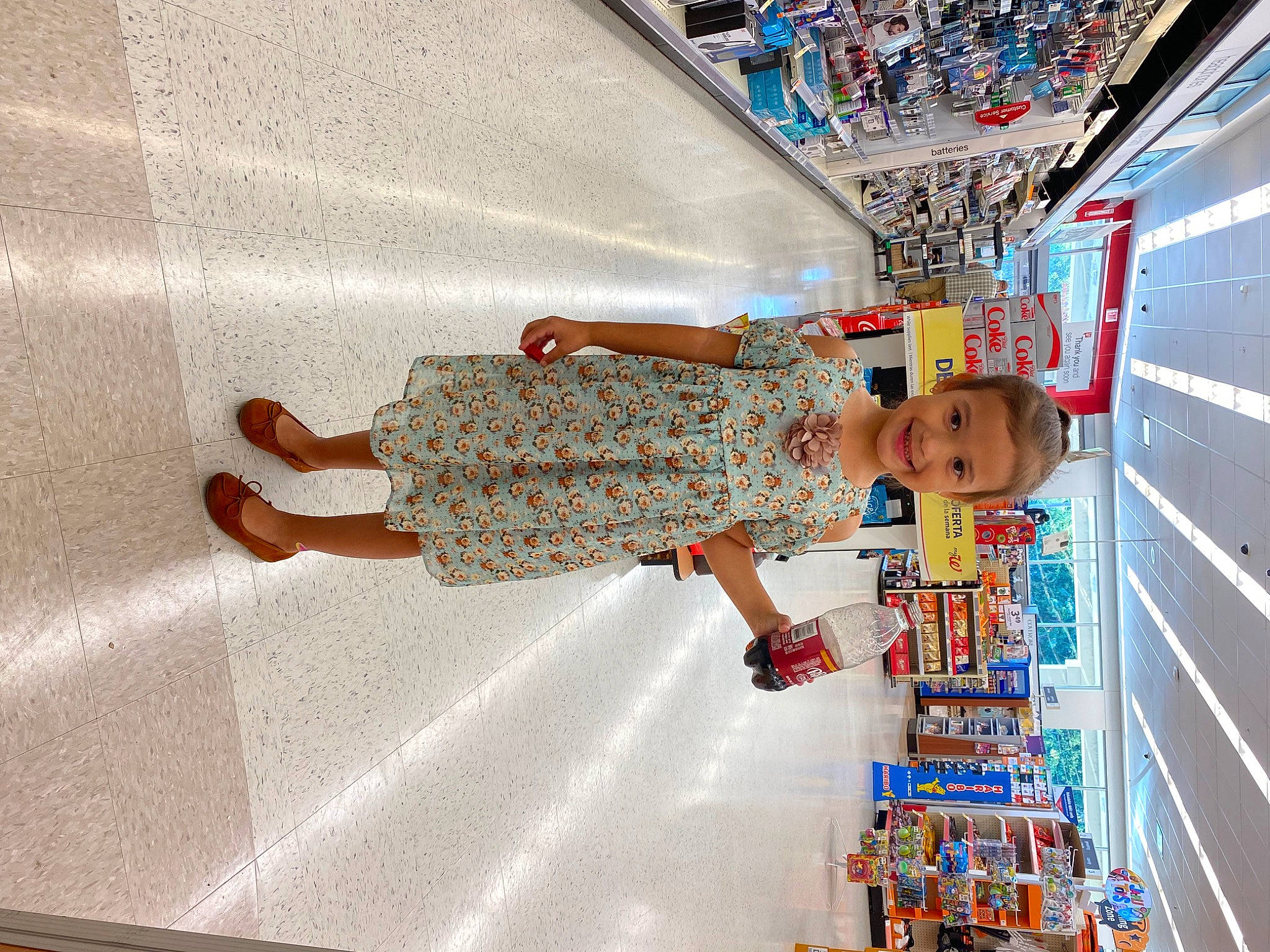 Ayleen is registered to the contest to win money with this photo: art, convenience_store, customer, dress, fun, human_leg, joy, leisure, pattern, person, retail, room, service, shelf, shelving, shopping, visual_arts