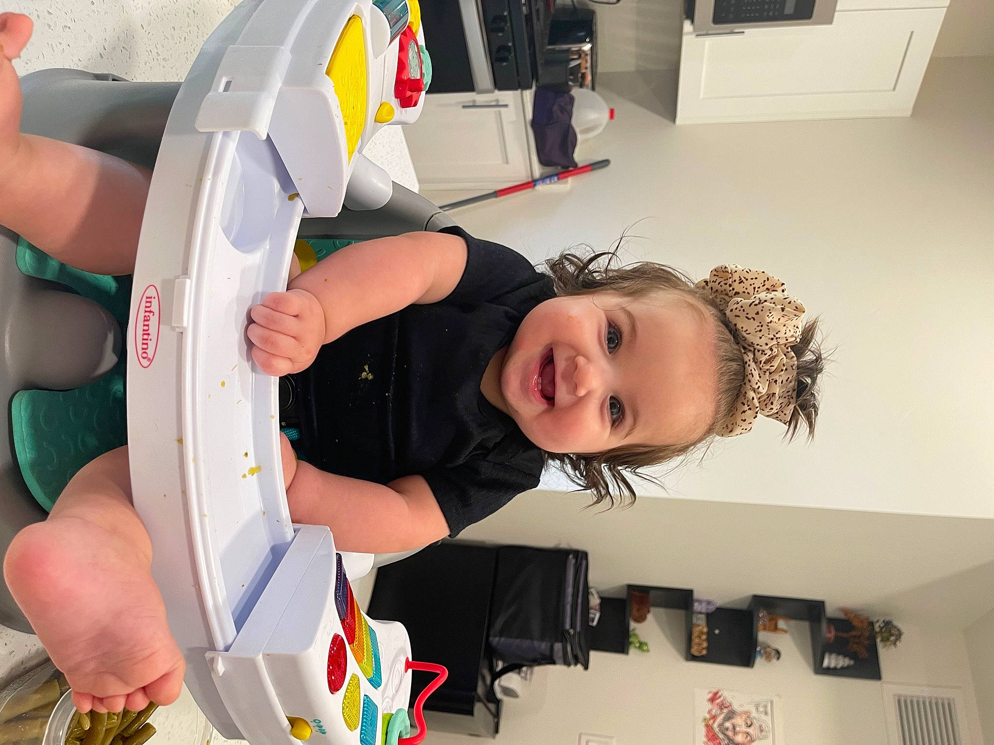 Amyra joined the competition — help win amazing prizes! baby, child, elbow, event, fun, happy, human_leg, joy, person, play, room, shorts, smile, t_shirt, thigh, toddler, yellow