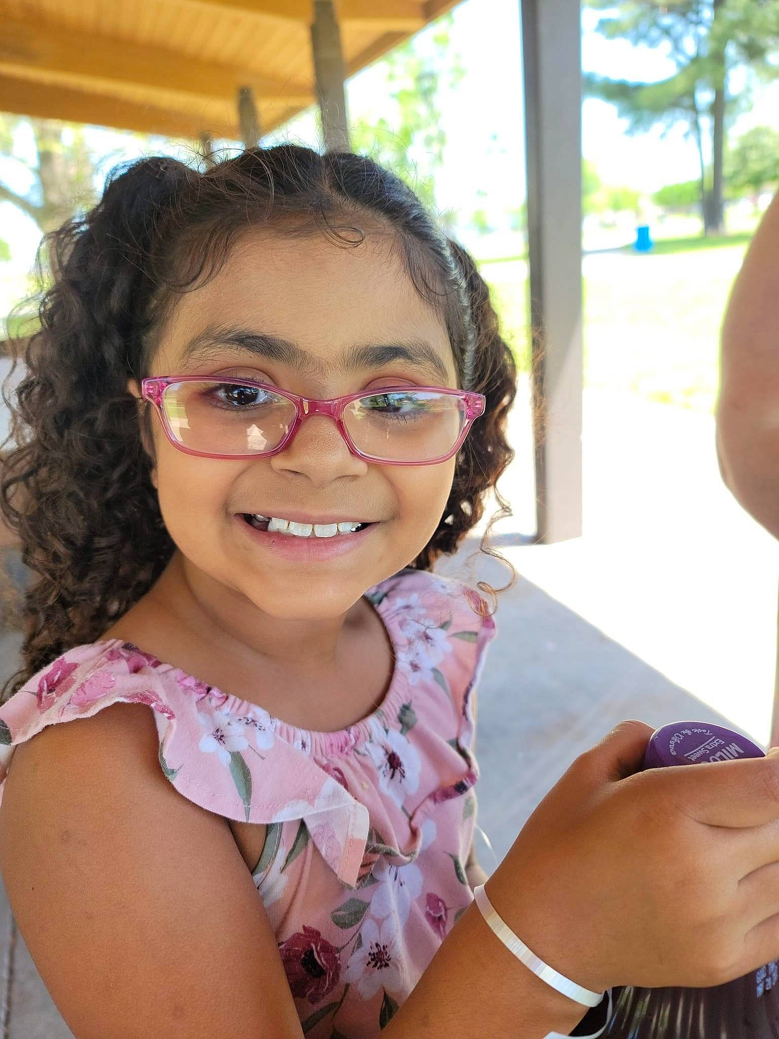 Aliyana joined the competition — help win amazing prizes! child, event, eyewear, facial_expression, friendship, fun, gesture, glasses, happy, joy, laugh, leisure, nail, person, recreation, skin, smile, spring, thumb, toddler
