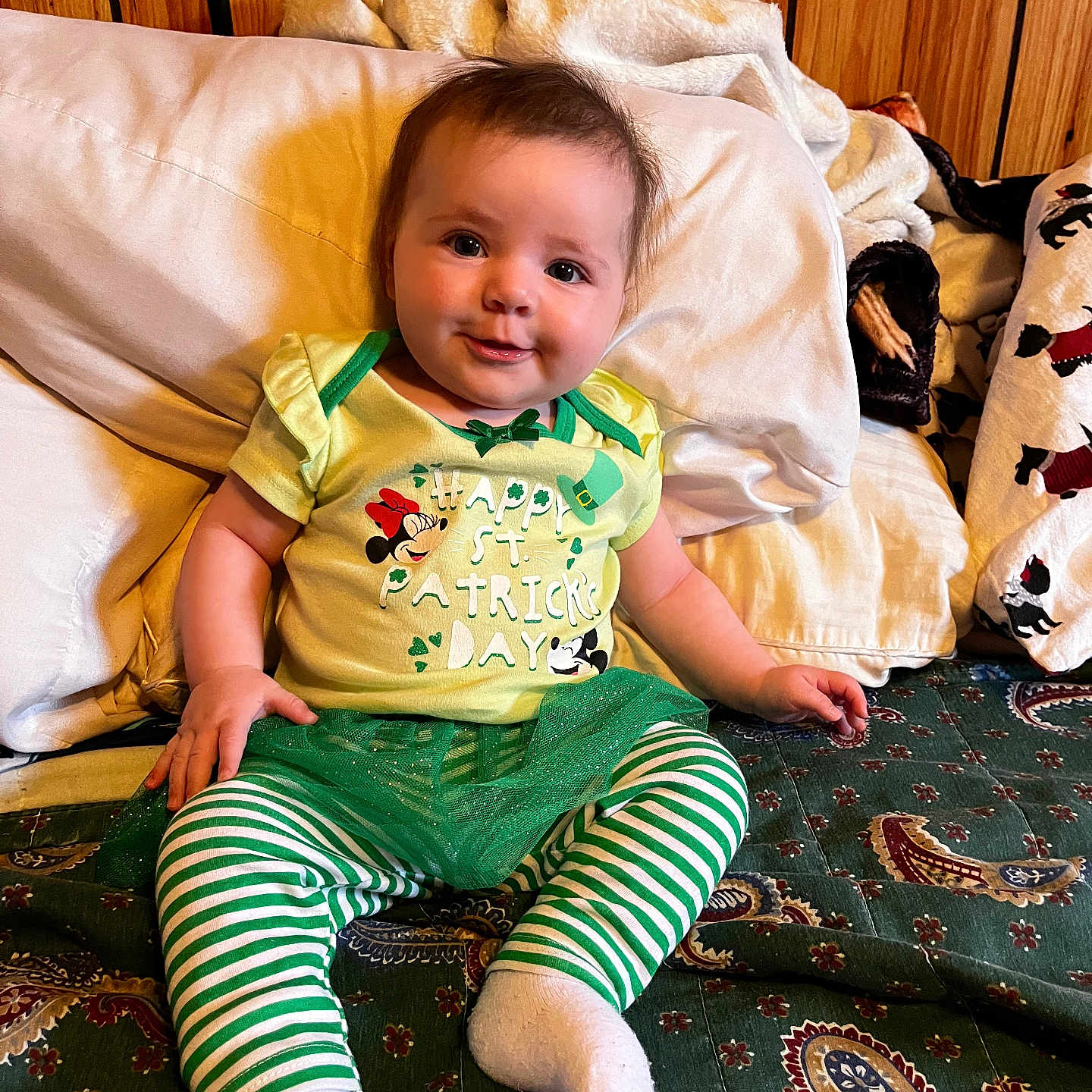 Hazel joined the competition — help win amazing prizes! baby, bed, bodypart, clothing, couch, cushion, face, finger, furniture, hand, head, homedecor, indoors, pants, person, photography, portrait, shorts, sitting, t_shirt