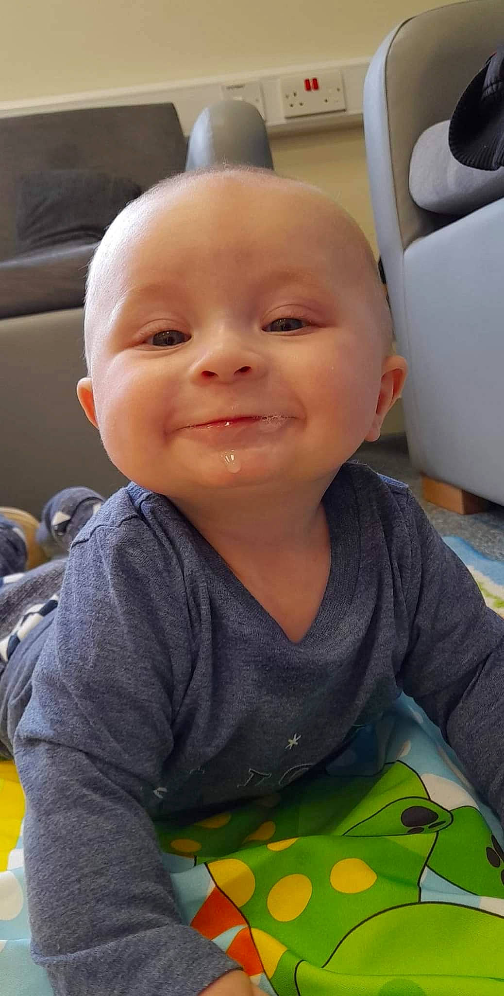 Ivan joined the competition — help win amazing prizes! baby, baby_playing_with_toys, baby_toddler_clothing, cheek, child, chin, eye, finger, fun, hairstyle, happy, iris, joy, mouth, nose, person, room, sitting, skin, smile