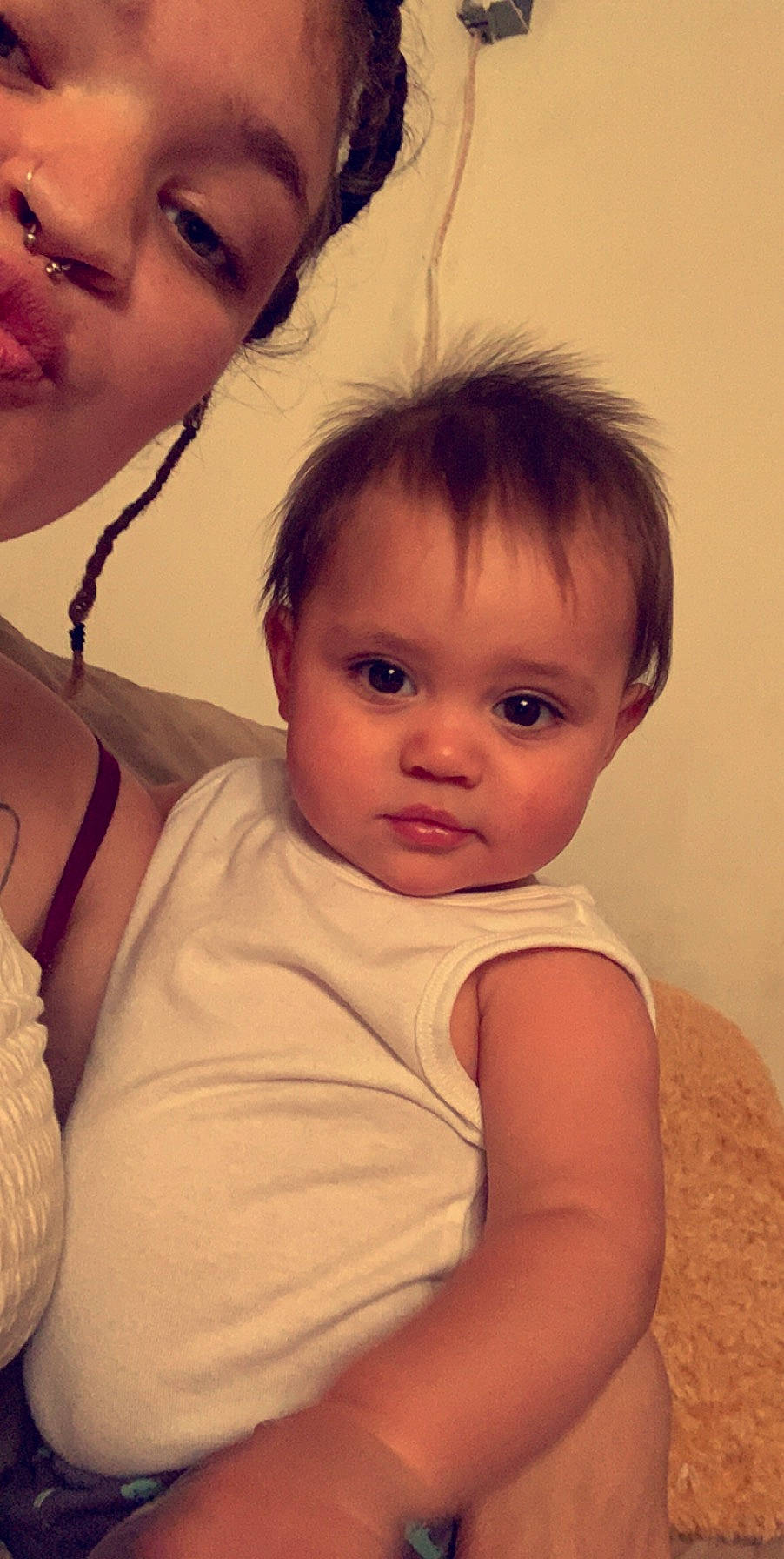 Davis is registered to the contest to win money with this photo: arm, baby, cheek, child, chin, ear, eye, eyebrow, face, happy, head, human, iris, lip, neck, nose, person, skin, smile, toddler