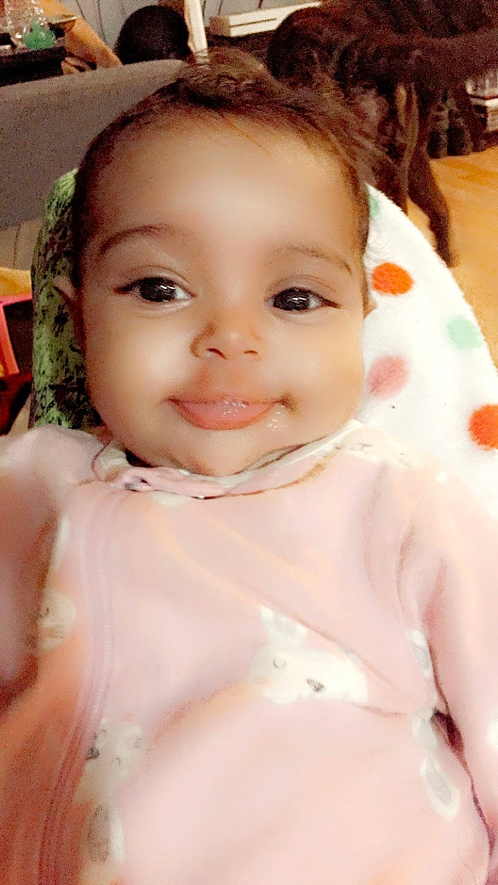 Nova Skye is registered to the contest to win money with this photo: baby, baby_toddler_clothing, beauty, cheek, chest, child, chin, eye, eyebrow, eyelash, forehead, hairstyle, head, iris, lip, mouth, nose, organ, person, skin