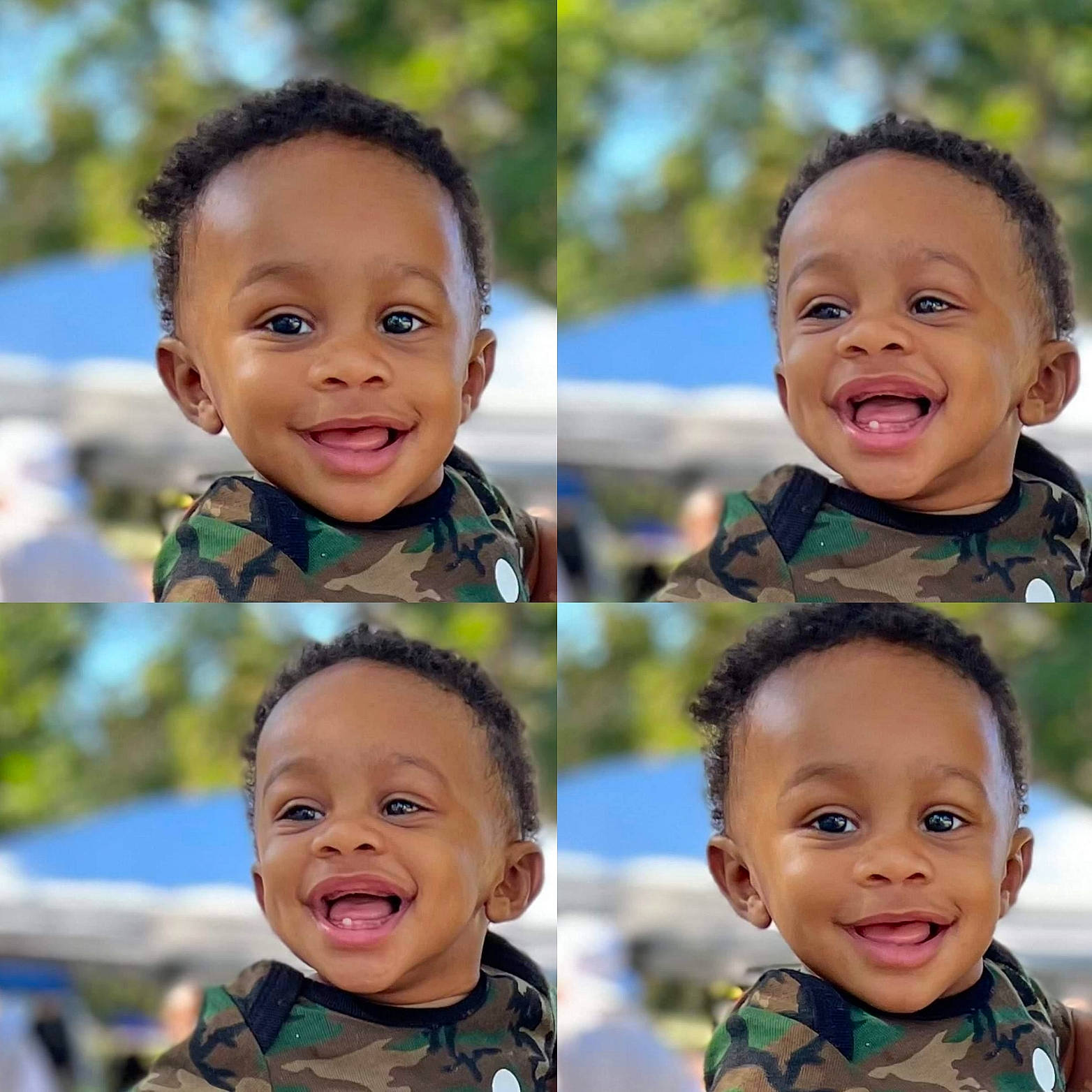 Jaxson joined the competition — help win amazing prizes! cheek, chin, eye, face, facial_expression, gesture, hairstyle, happy, head, human, joy, nose, organ, outerwear, person, photograph, skin, sleeve, smile, t_shirt