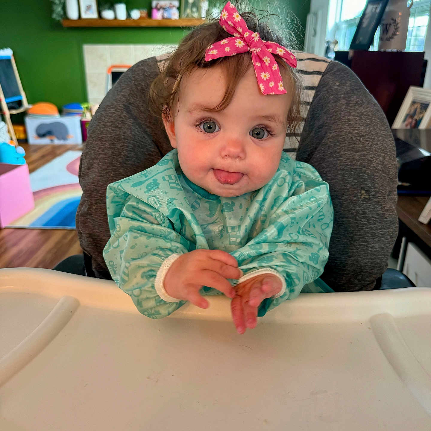 Freya joined the competition — help win amazing prizes! accessories, baby, bathing, bathtub, bodypart, computerhardware, electronics, face, finger, furniture, hand, hardware, head, monitor, person, photoframe, photography, portrait, screen, tub