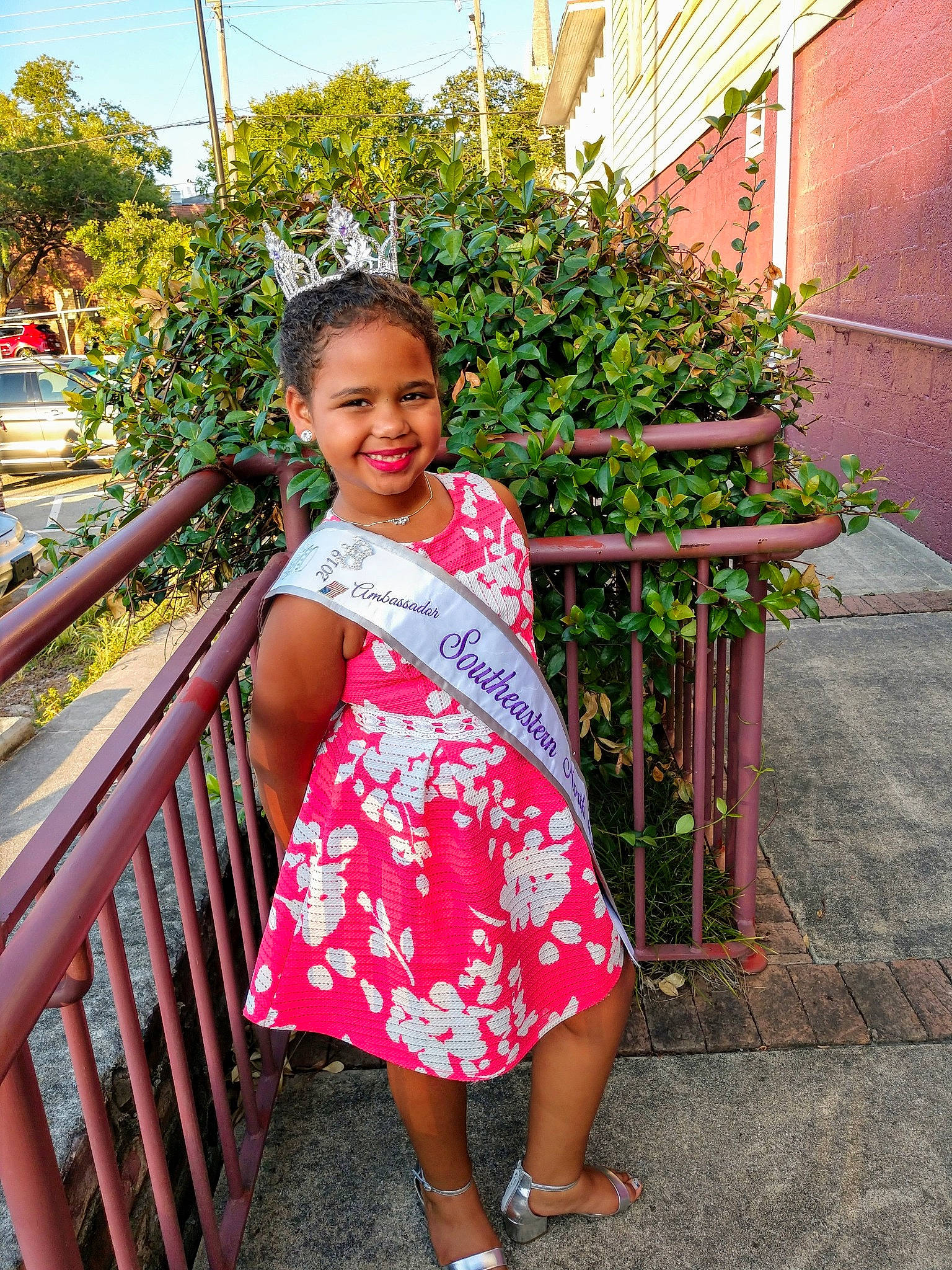 Makaela joined the competition — help win amazing prizes! child, child_model, dress, joy, leisure, pattern, person, pink, plant, smile, summer, vacation