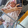 Aria Cataleya is registered to the contest to win money with this photo: baby, child, person, mirror, selfie, pink, dress, headband, hand, phone, indoor, floor, furniture, curtain, adult, face, legs, socks, cute, holding