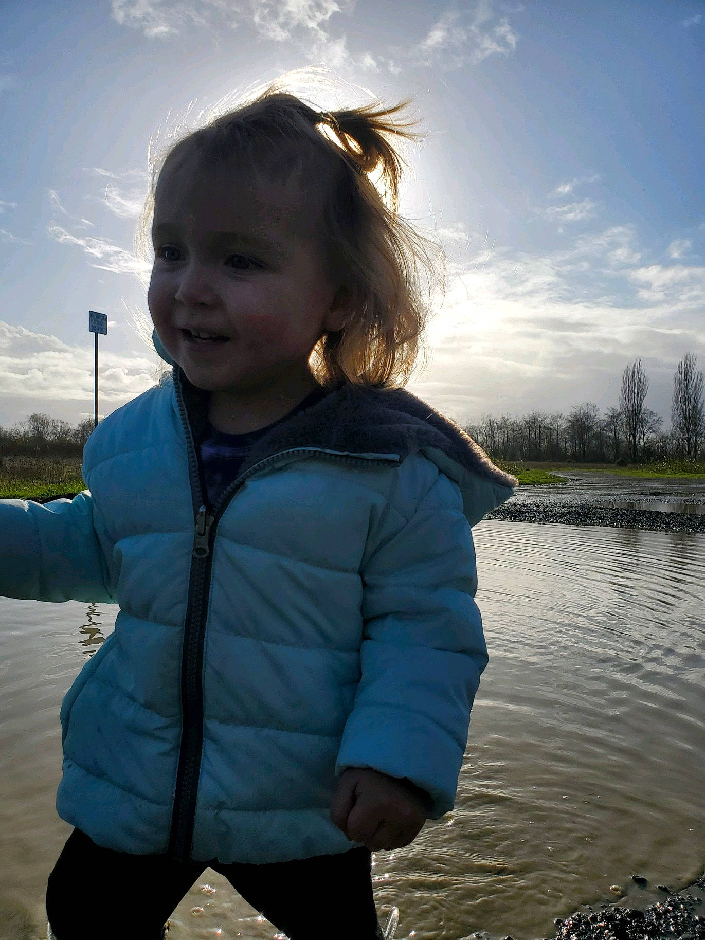 Carmella joined the competition — help win amazing prizes! child, hood, jacket, meteorological_phenomenon, person, portrait_photography, reflection, sleeve, winter