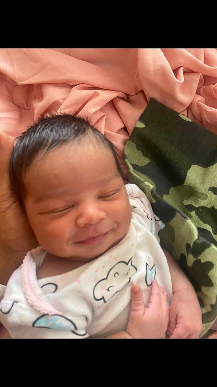 Laysia joined the competition — help win amazing prizes! baby, babywear, blanket, child, clothing, cozy, cute, face, hand, indoors, infant, newborn, newborn_baby, peaceful, portrait, resting, sleeping, smiling, soft, wrapped