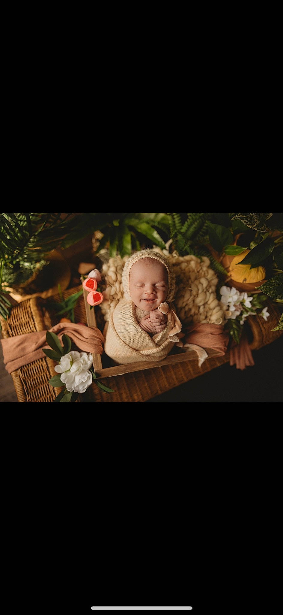 Nora Jean joined the competition — help win amazing prizes! baby, darkness, event, flash_photography, fun, fur, gesture, grass, happy, jewellery, laugh, person, photo_caption, plant, room, sitting, smile, still_life_photography, toddler, tree