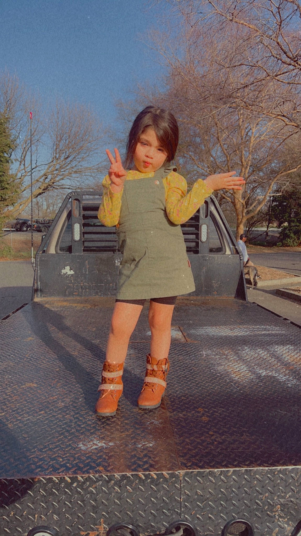 Camila joined the competition — help win amazing prizes! blond, brown_hair, denim, dress, electric_blue, fashion, fashion_design, flash_photography, grass, human_leg, knee, outerwear, person, shoe, sky, standing, thigh, tints_and_shades, tree, waist