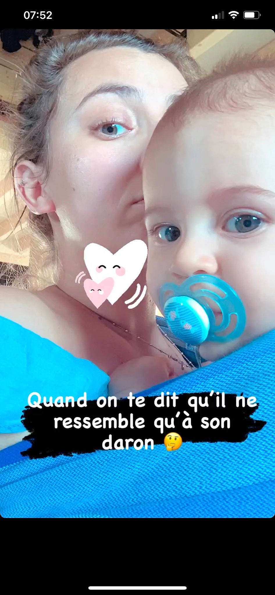 Leon participe au concours pour gagner de l'argent avec cette photo : aqua, azure, blue, cheek, child, eyebrow, eyelash, facial_expression, finger, font, fun, gesture, happy, iris, lip, mouth, nose, organ, person, pink