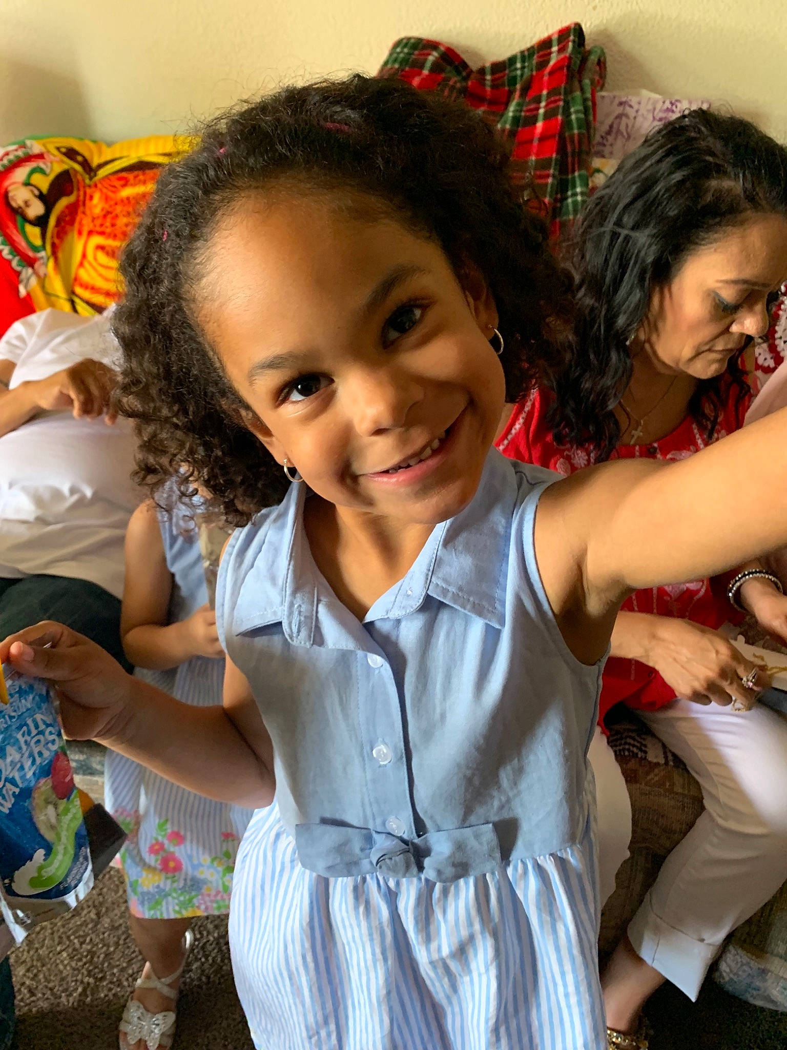 Zaira joined the competition — help win amazing prizes! child, daughter, fun, happy, joy, person, play, smile, toddler