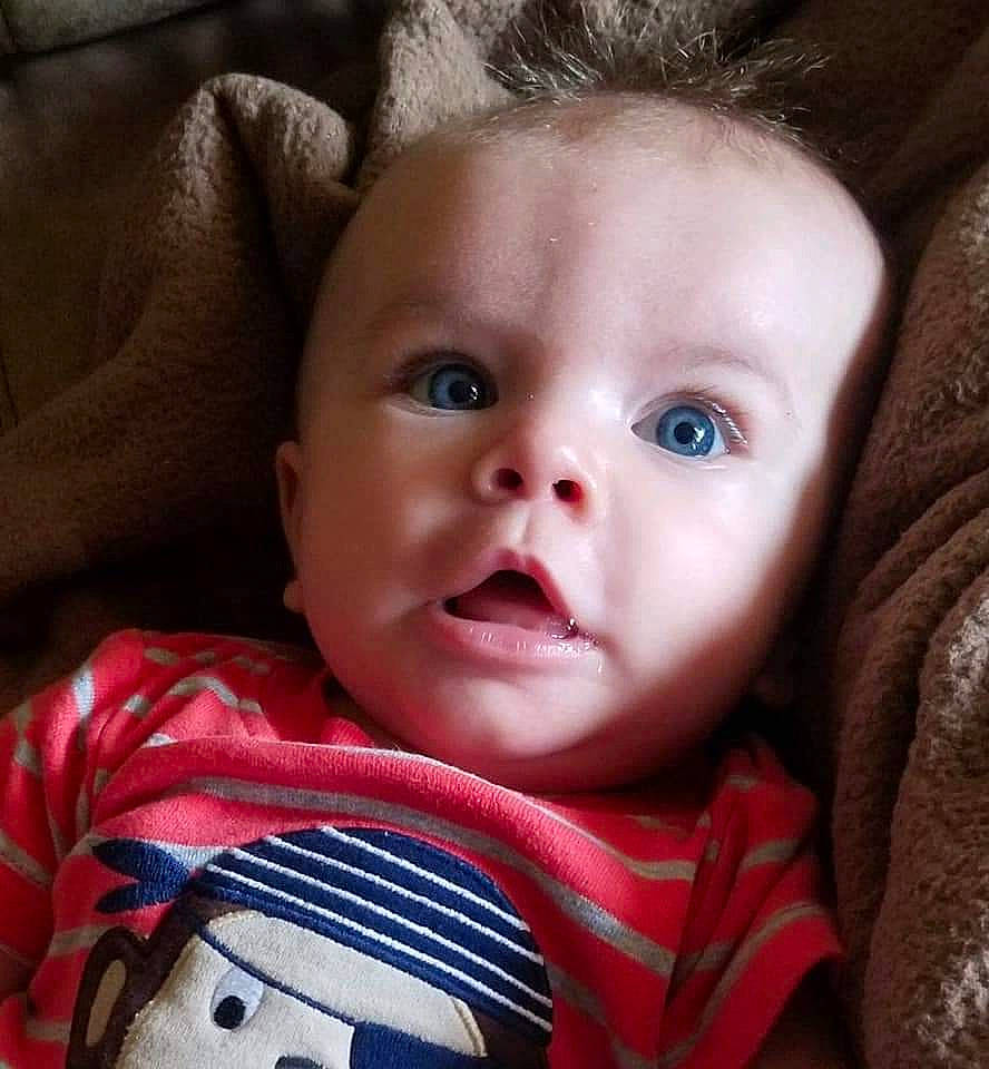 Bradley joined the competition — help win amazing prizes! baby, beauty, cheek, child, chin, close_up, eye, eyebrow, face, facial_expression, forehead, head, iris, lip, mouth, nose, organ, person, skin, smile