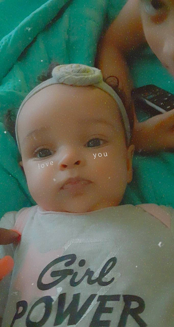 Nia joined the competition — help win amazing prizes! baby, cheek, child, doll, face, forehead, head, iris, person, skin, toddler