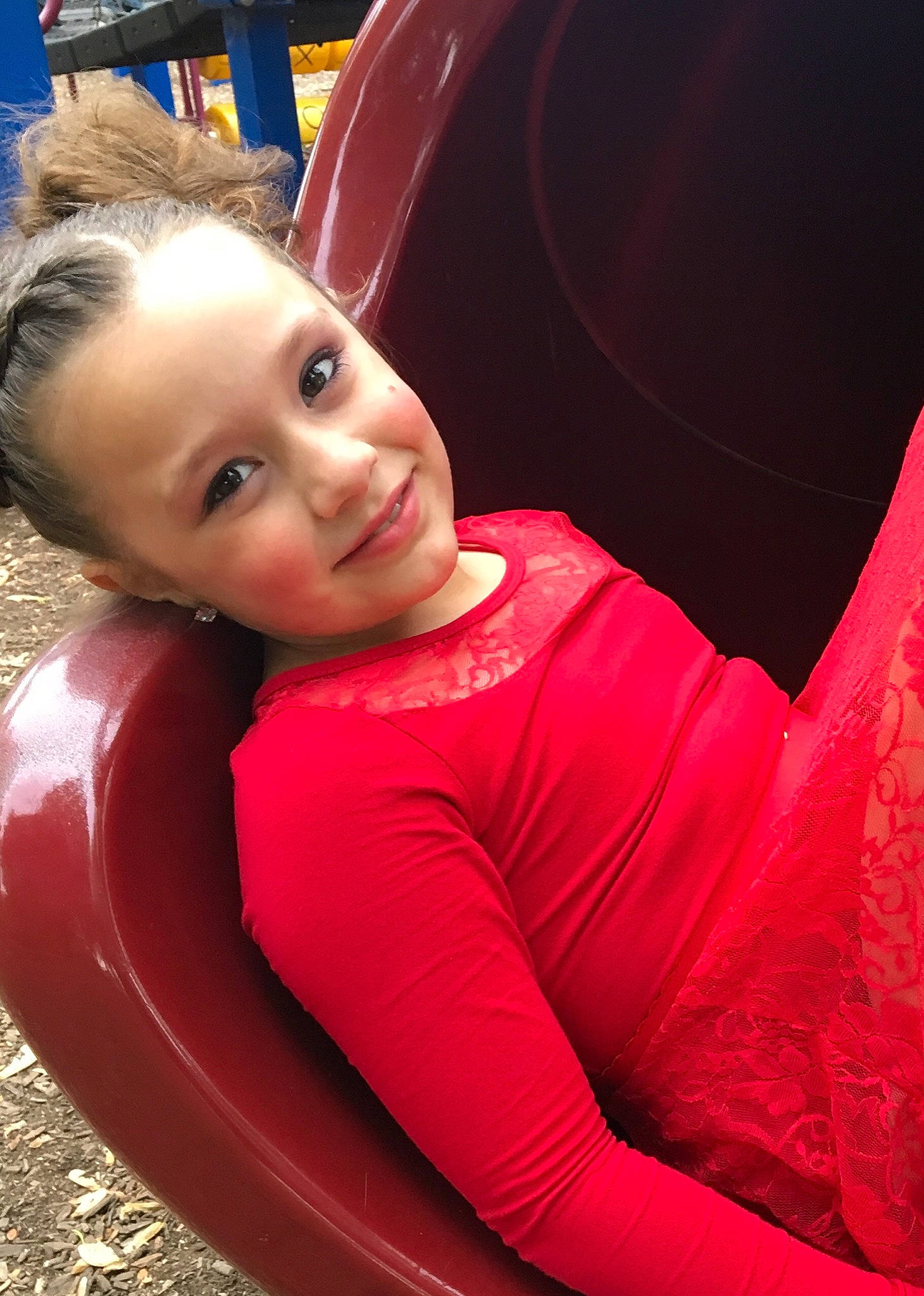 Maizy joined the competition — help win amazing prizes! child, eye, fun, joy, lip, mouth, person, pink, red, smile, toddler