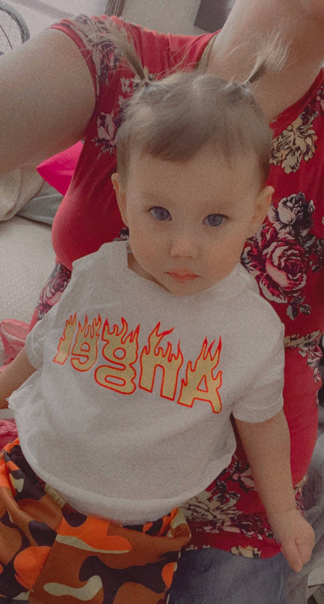 Amya joined the competition — help win amazing prizes! baby_toddler_clothing, cheek, chin, ear, eye, eyelash, face, facial_expression, hair, hairstyle, head, human_body, lip, neck, person, product, skin, sleeve, standing, textile