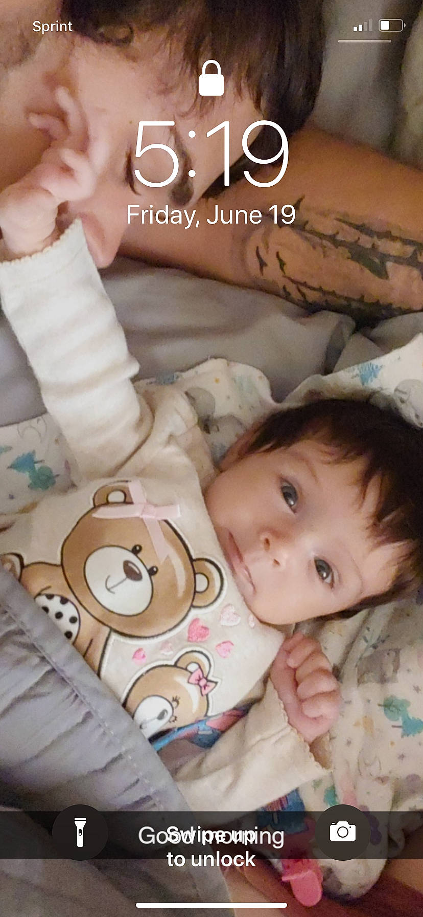 Holly is registered to the contest to win money with this photo: baby, baby_products, bedtime, cheek, child, person, product, toddler